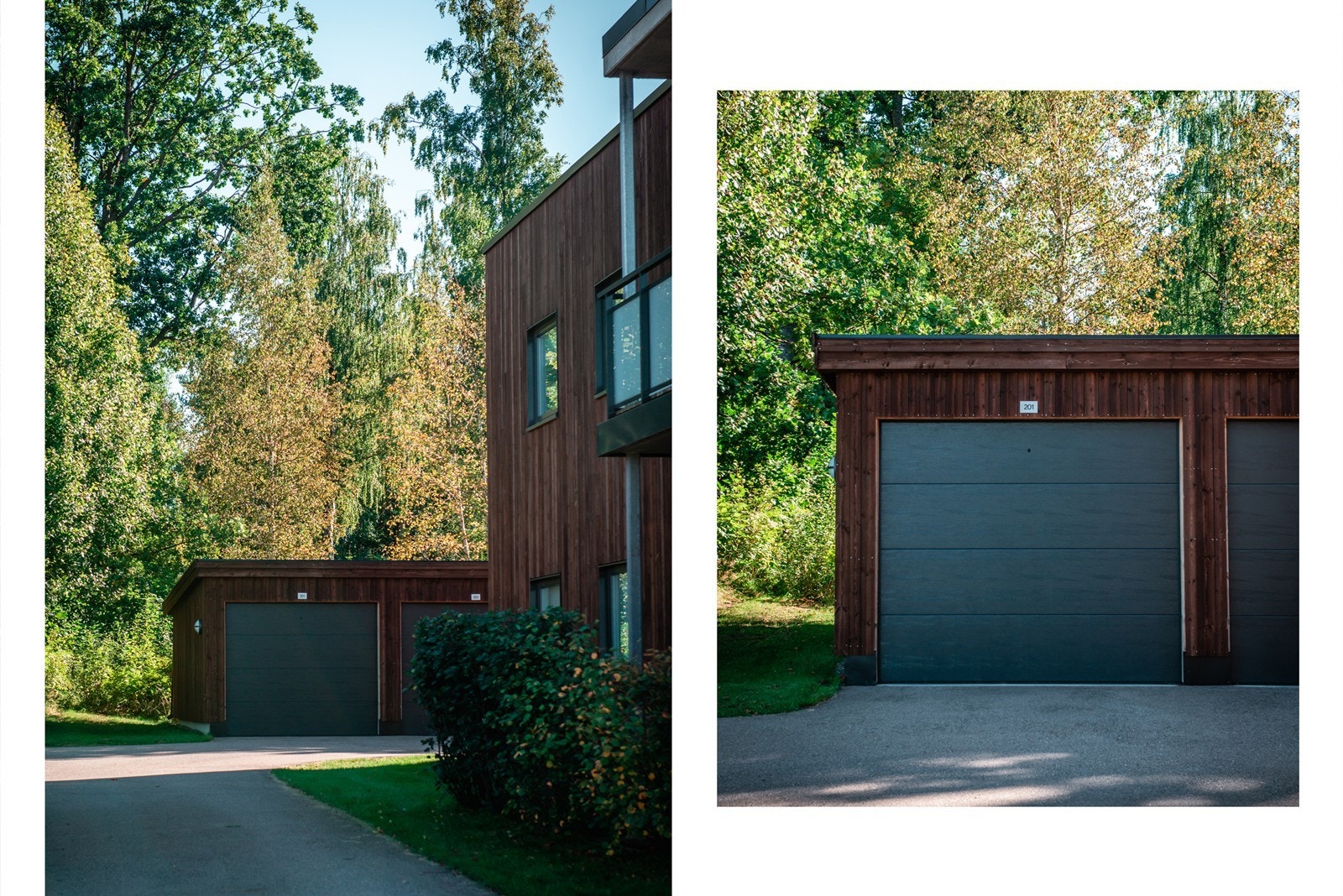 Det er en garasje tilhørende leiligheten i tillegg til en plass i garasjekjeller Galleribilde