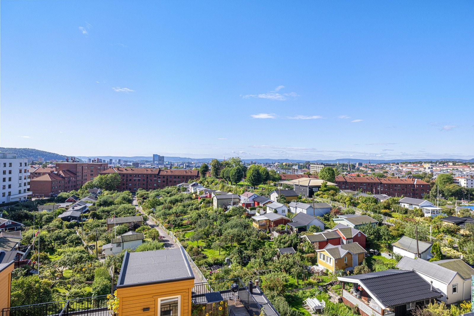Nydelig og langstrakt panoramautsikt over Oslo og fjorden! Galleribilde