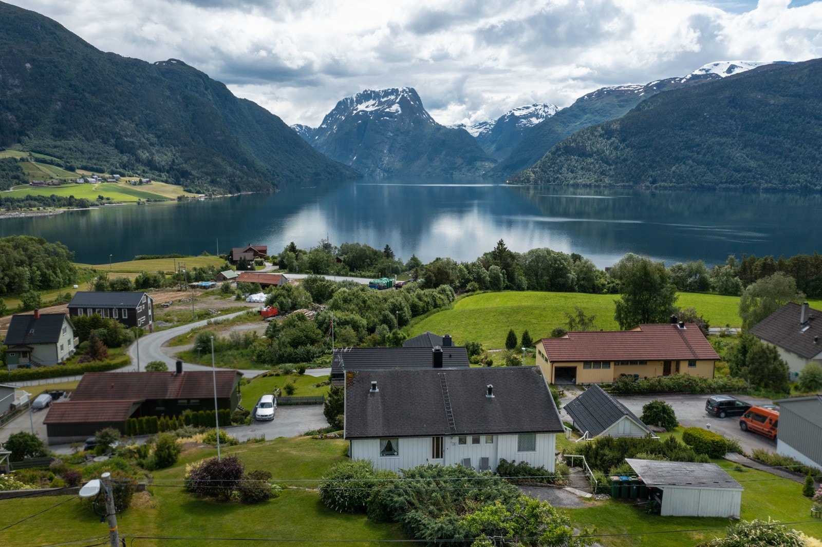 Dronebilde Galleribilde