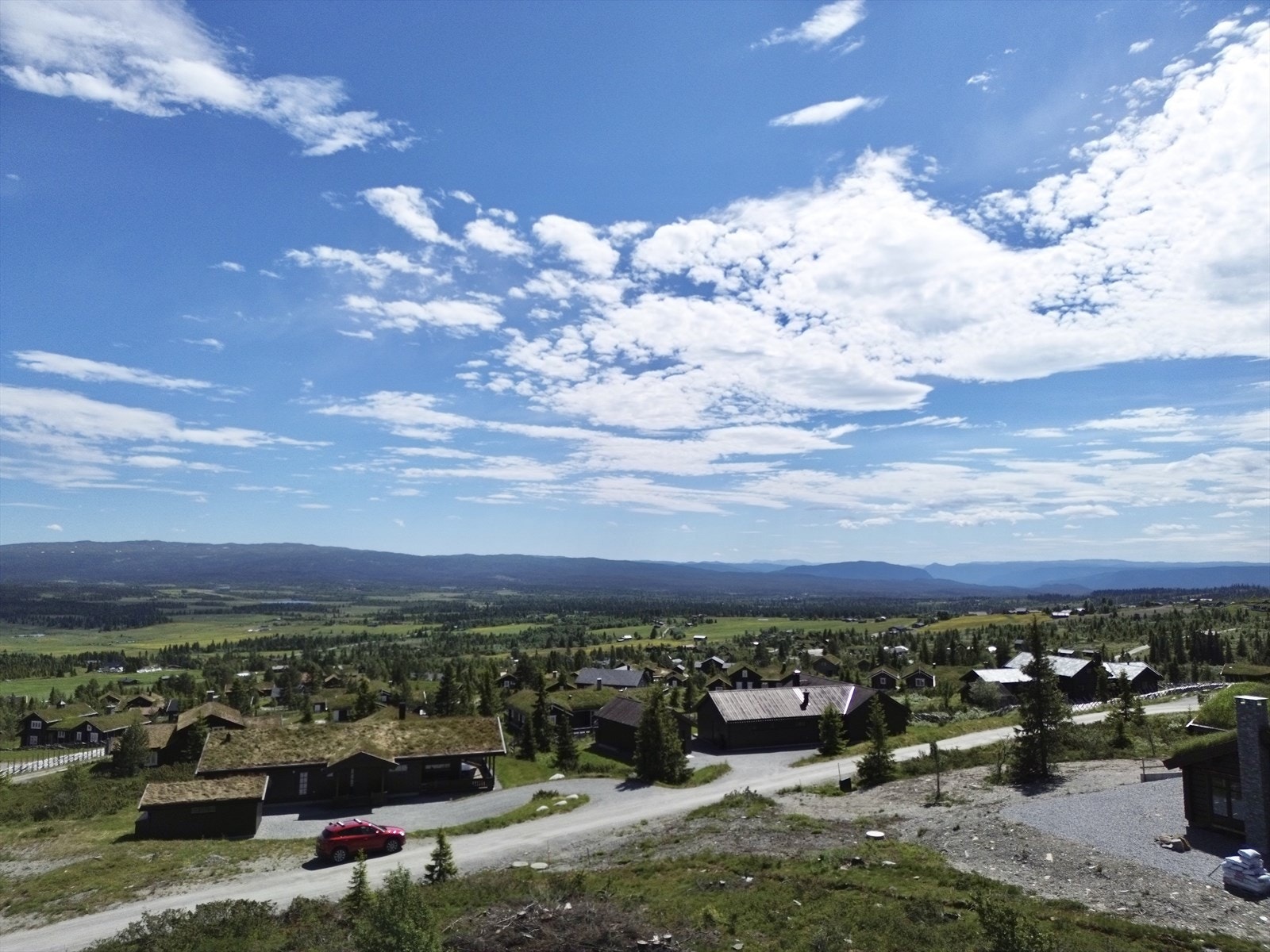 Panoramautsikt fra alle tomtene. Galleribilde