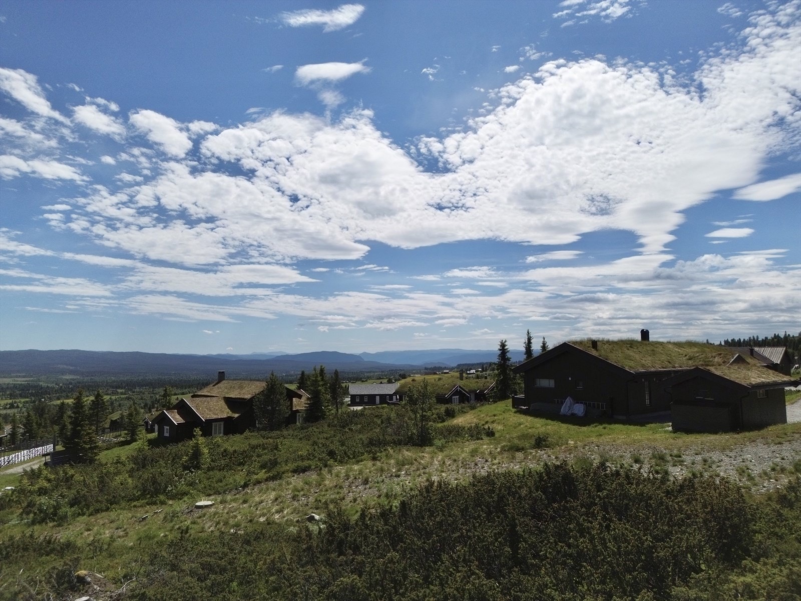 Her kan du bygge hytte med god avstand fra naboene. Galleribilde