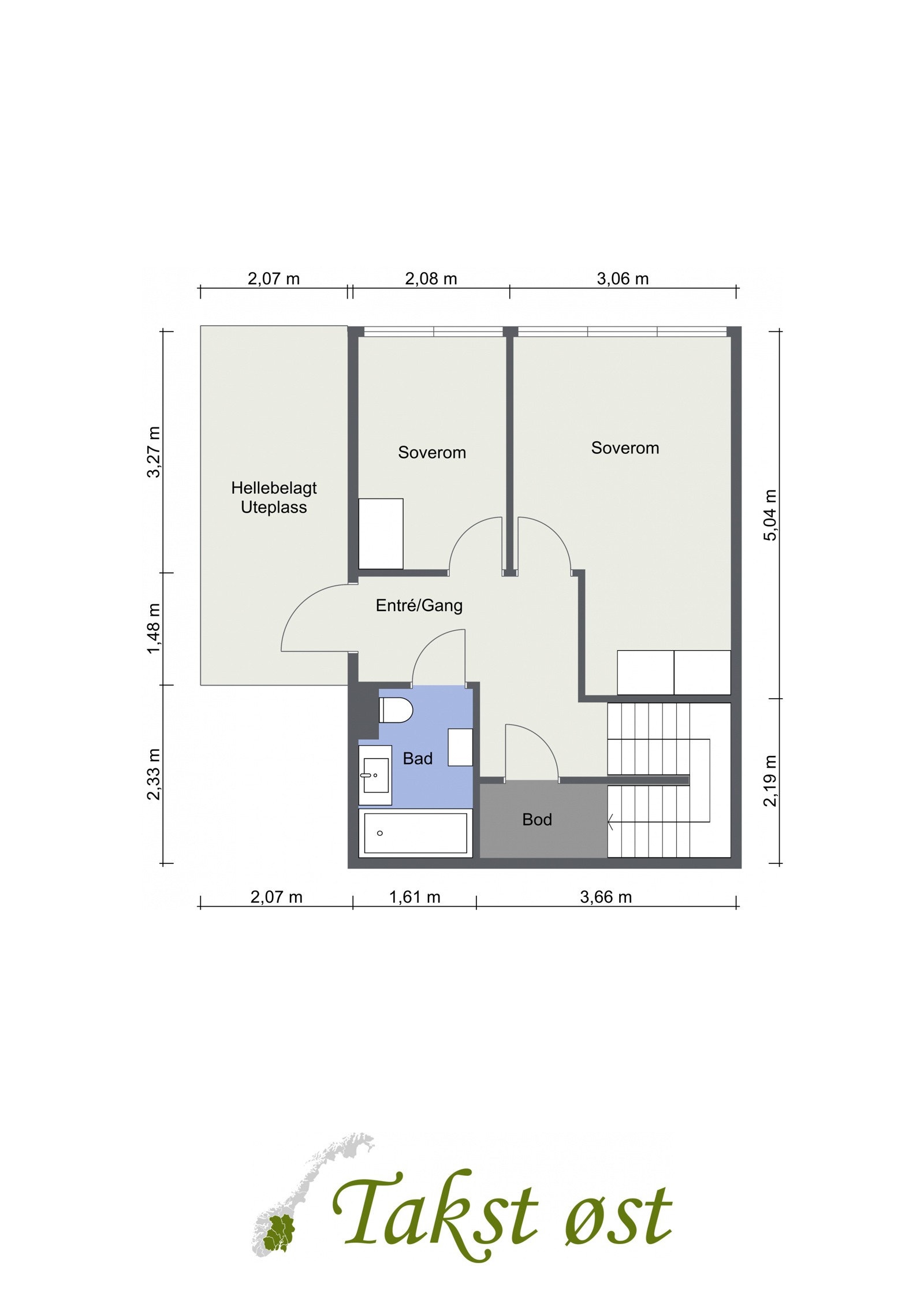 Plantegning u. etasje Galleribilde