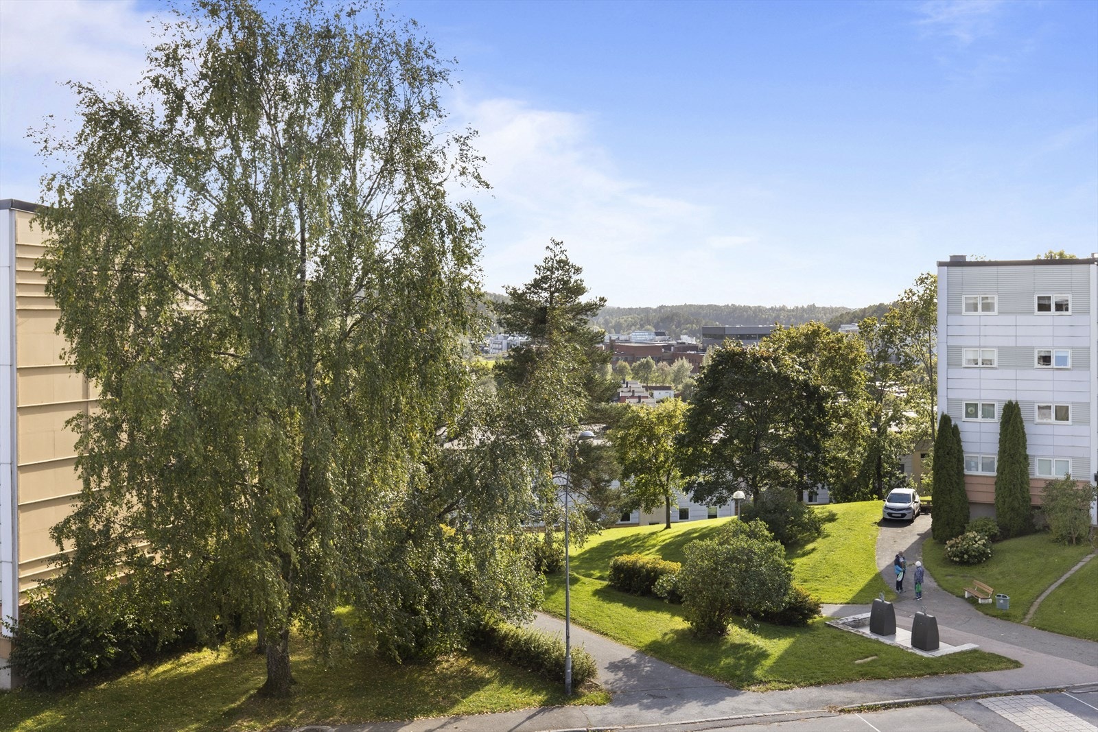 Flott utsyn fra balkongen. Galleribilde