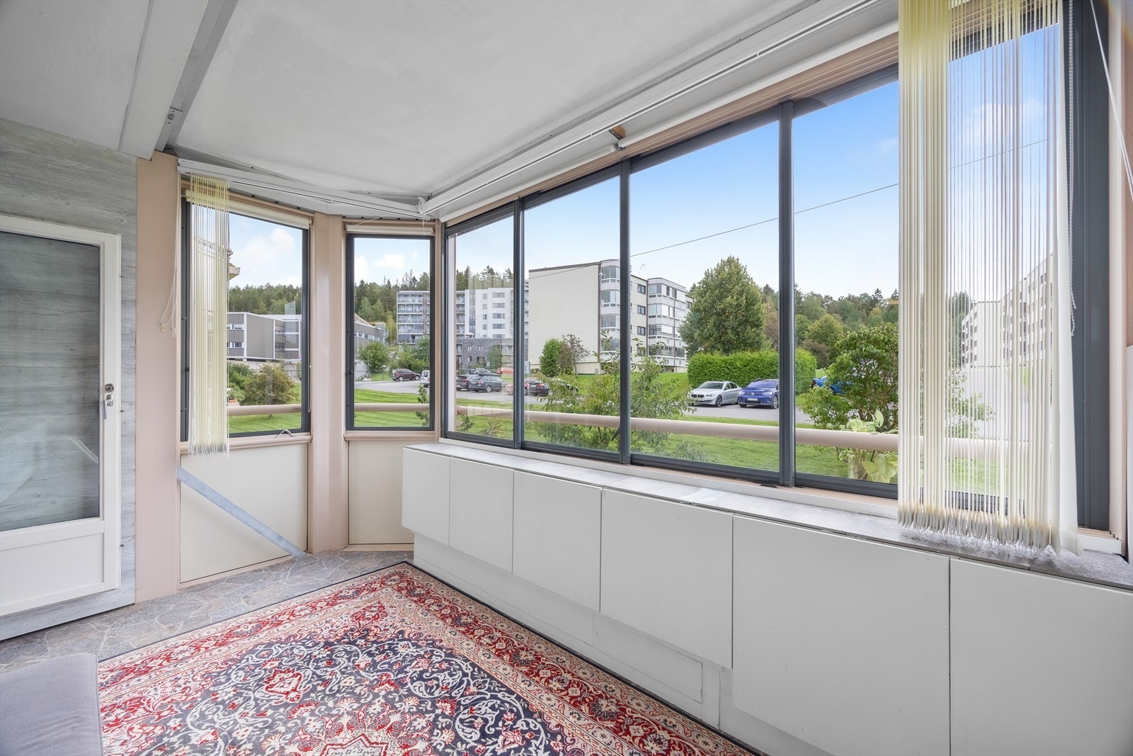 Panorama utsikt fra balkonen Galleribilde