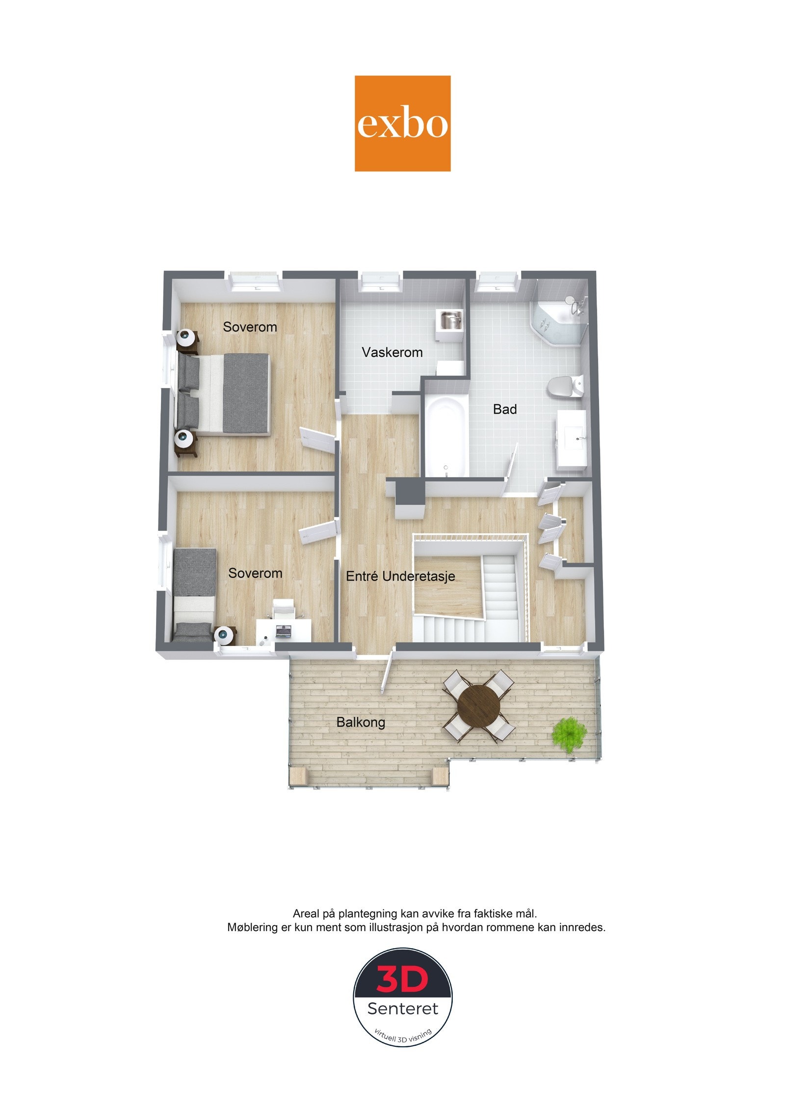 Plantegning underetasje. Galleribilde