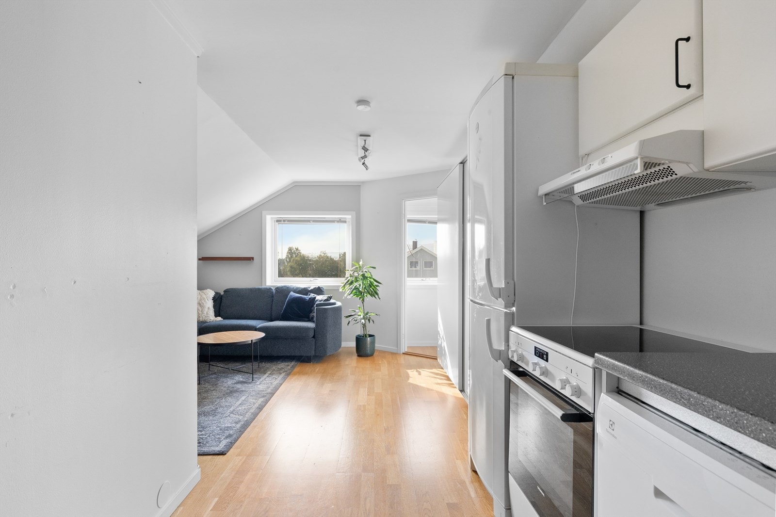 Gjennomgående lys og pen Galleribilde