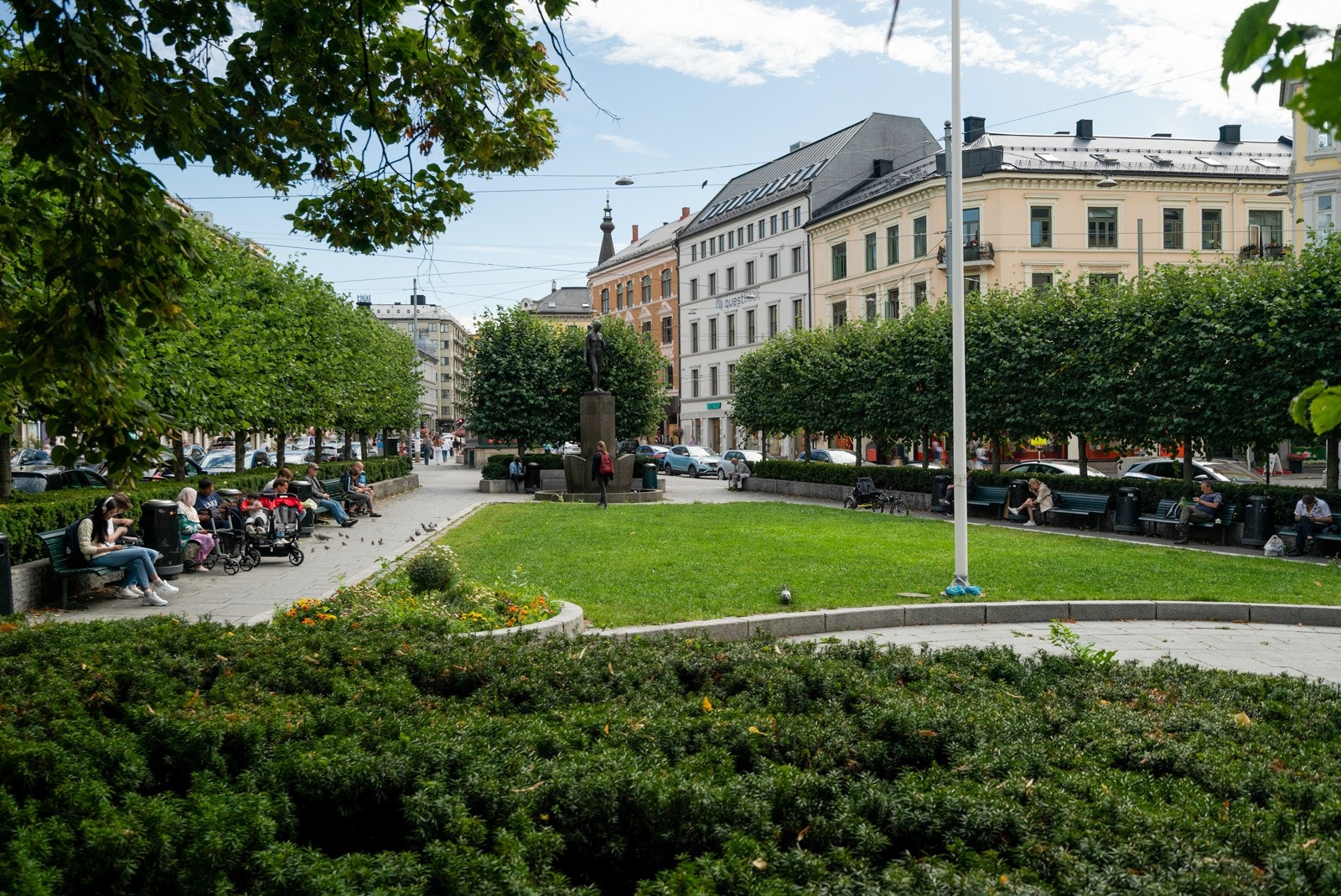 Nærområde - Valkyrie plass. Galleribilde