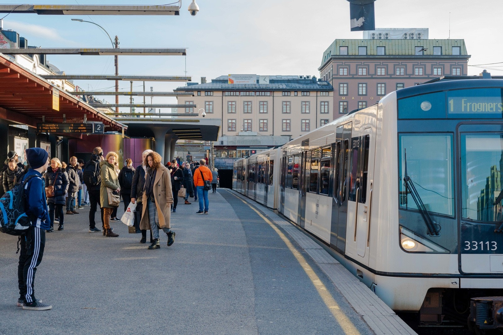 Nærområde - Majorstuen T-bane. Galleribilde