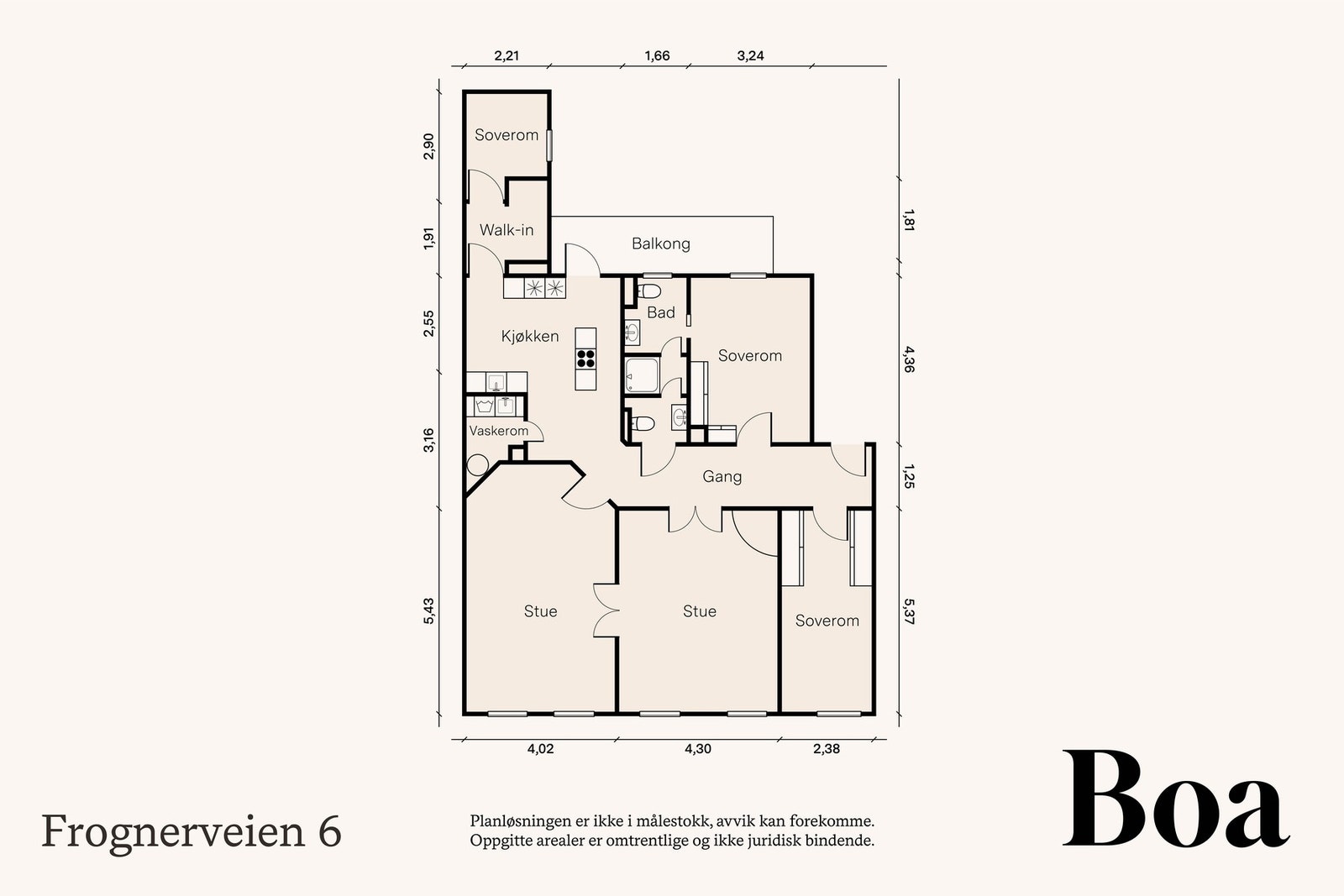 4. etasje: Entré/gang, walk-throug closet, kjøkken,
stue , spisestue , 3 soverom,
dusjbad/wc, vaskerom Galleribilde