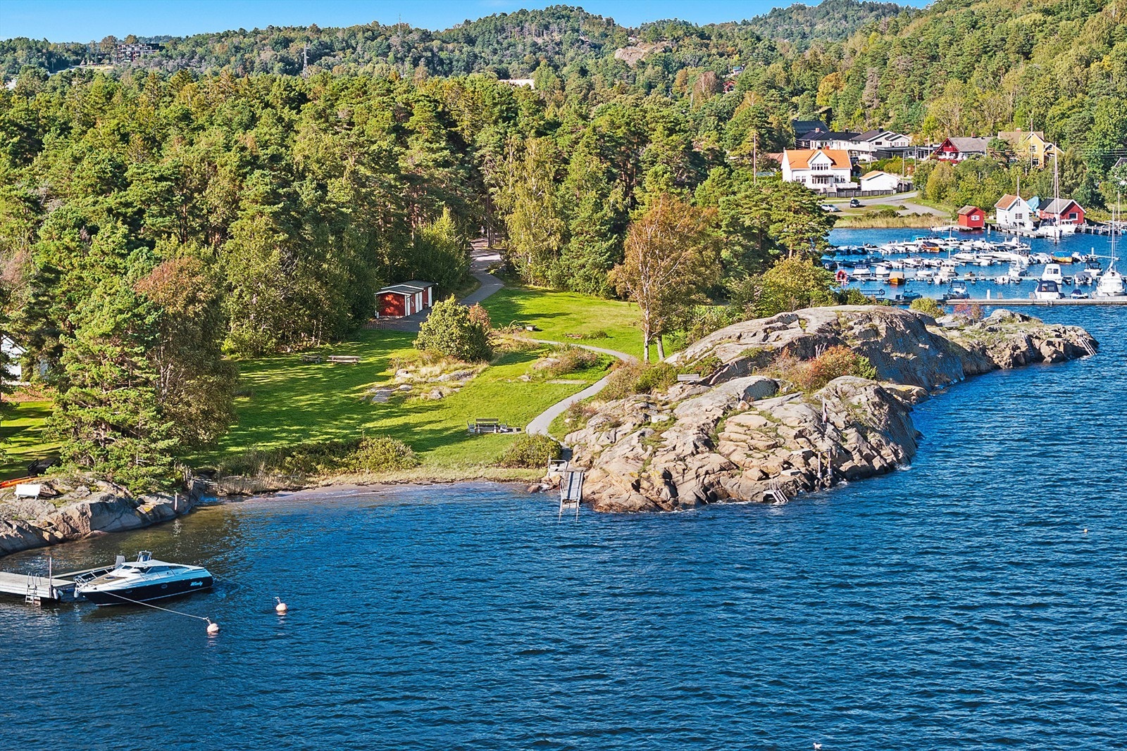 Kort vei til bading Galleribilde