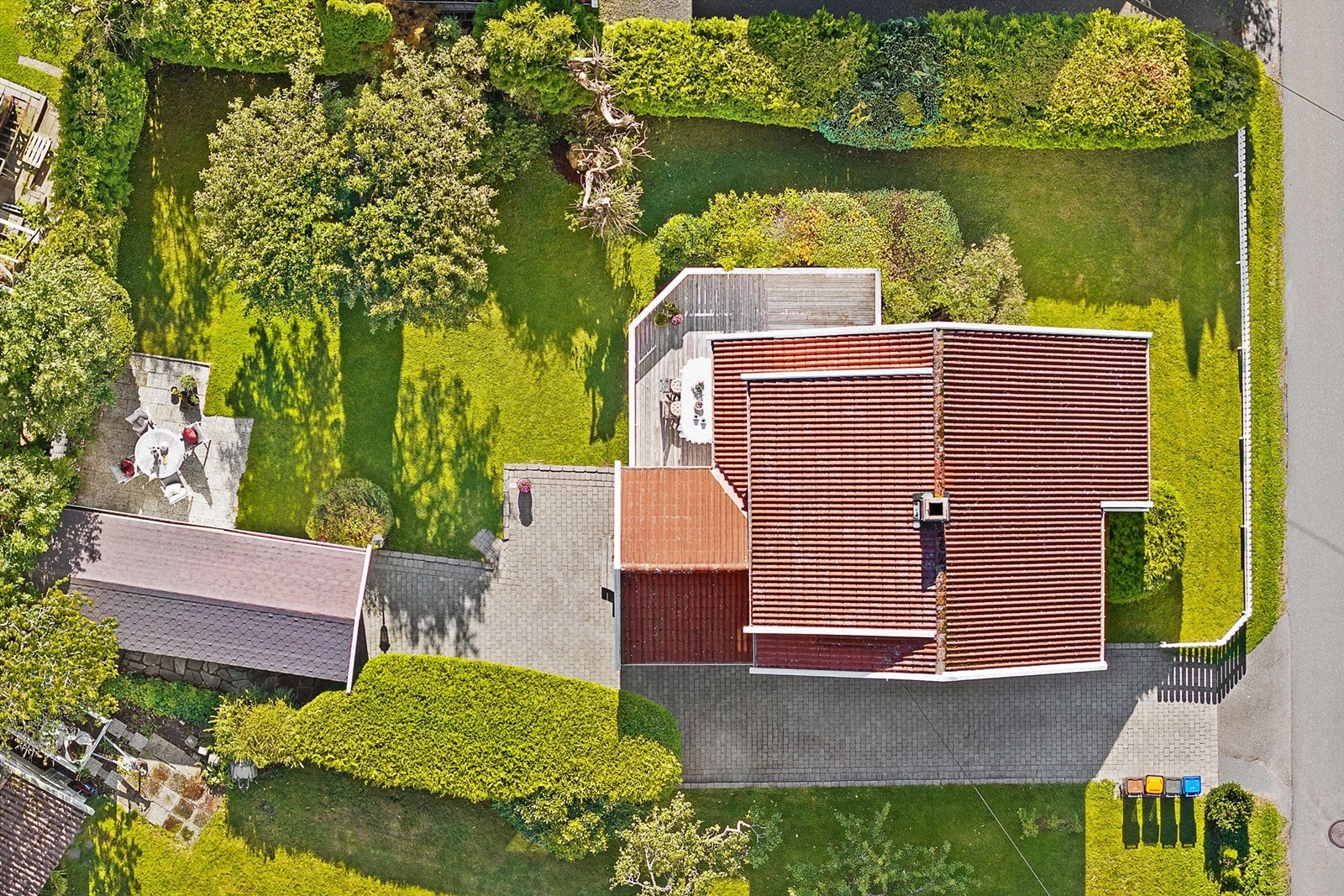 Oversikt over tomten Galleribilde