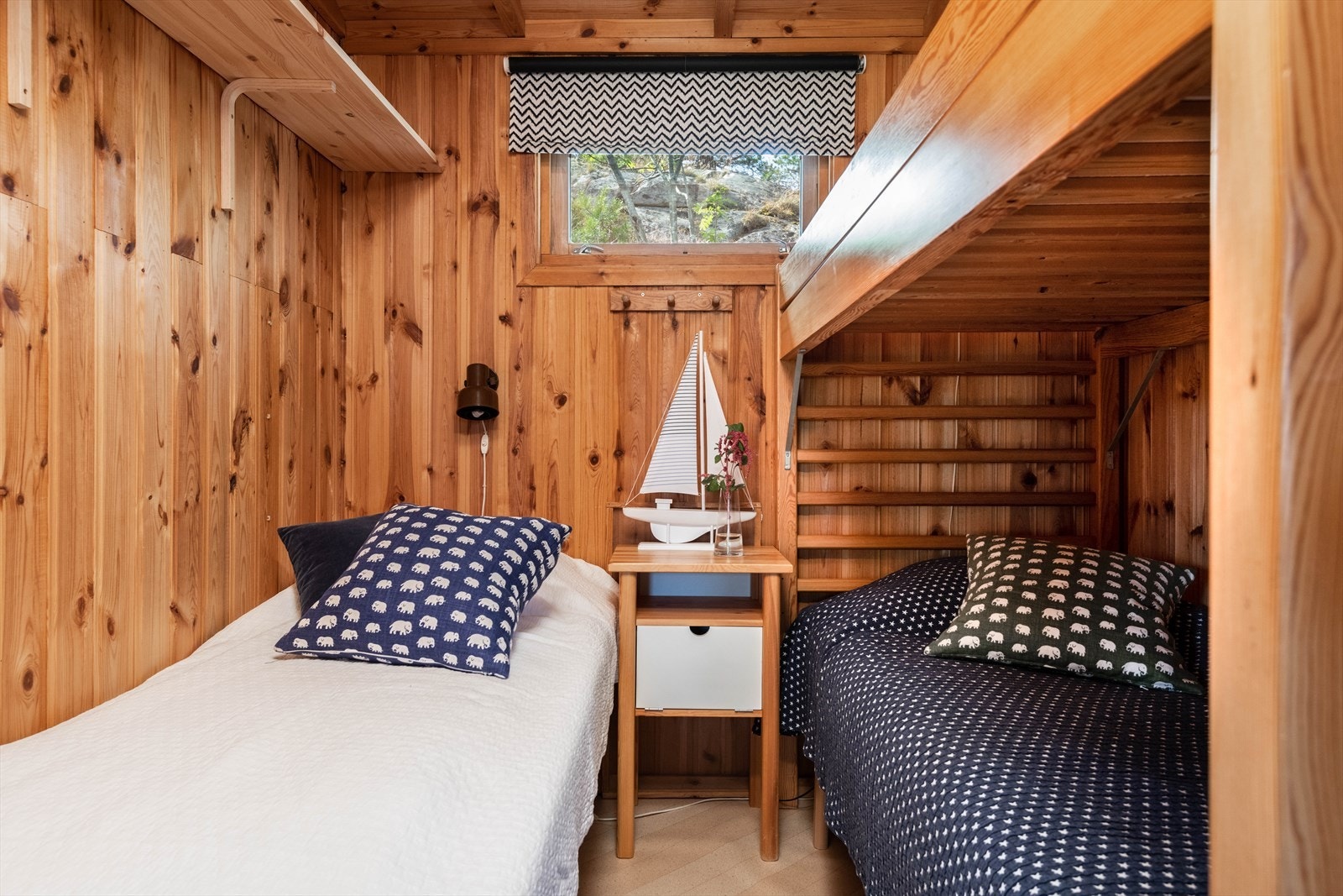 Soverom nr. 1 har tre soveplasser. Galleribilde