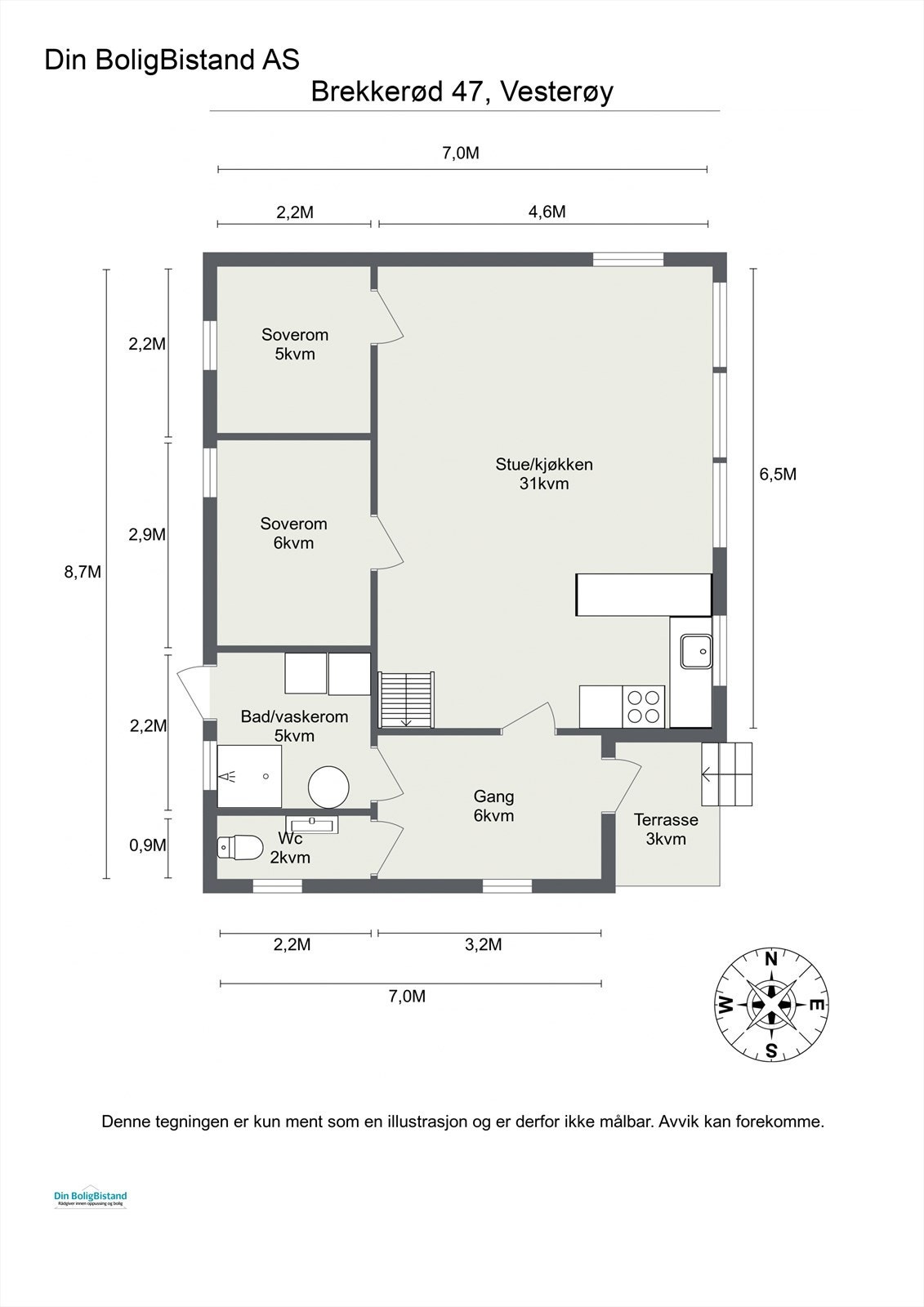 Plantegning Galleribilde