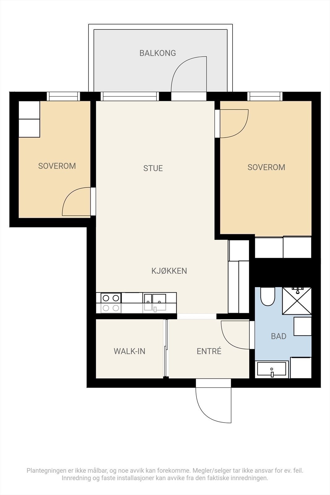 Plantegning Galleribilde