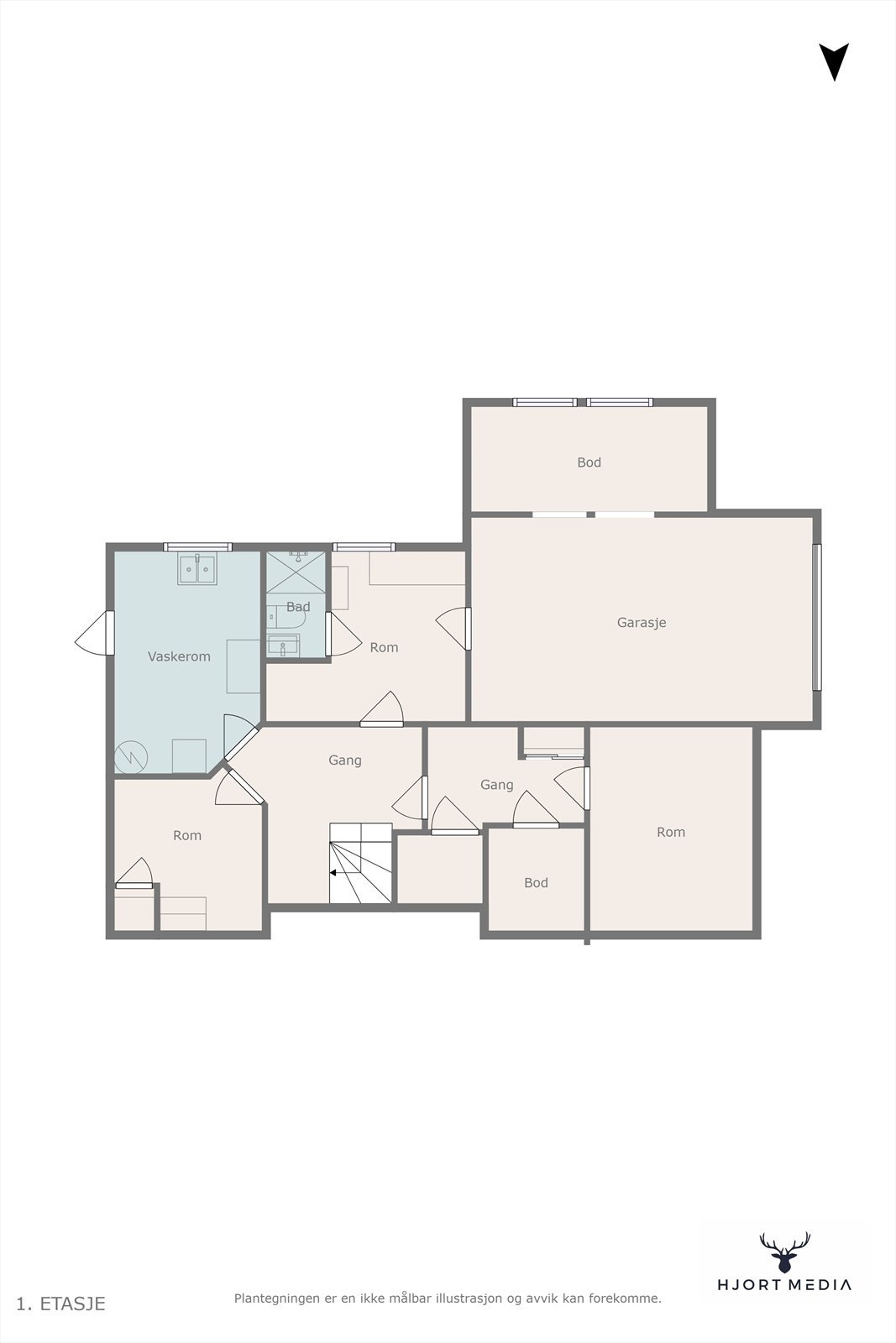 Plantegning kjeller Galleribilde