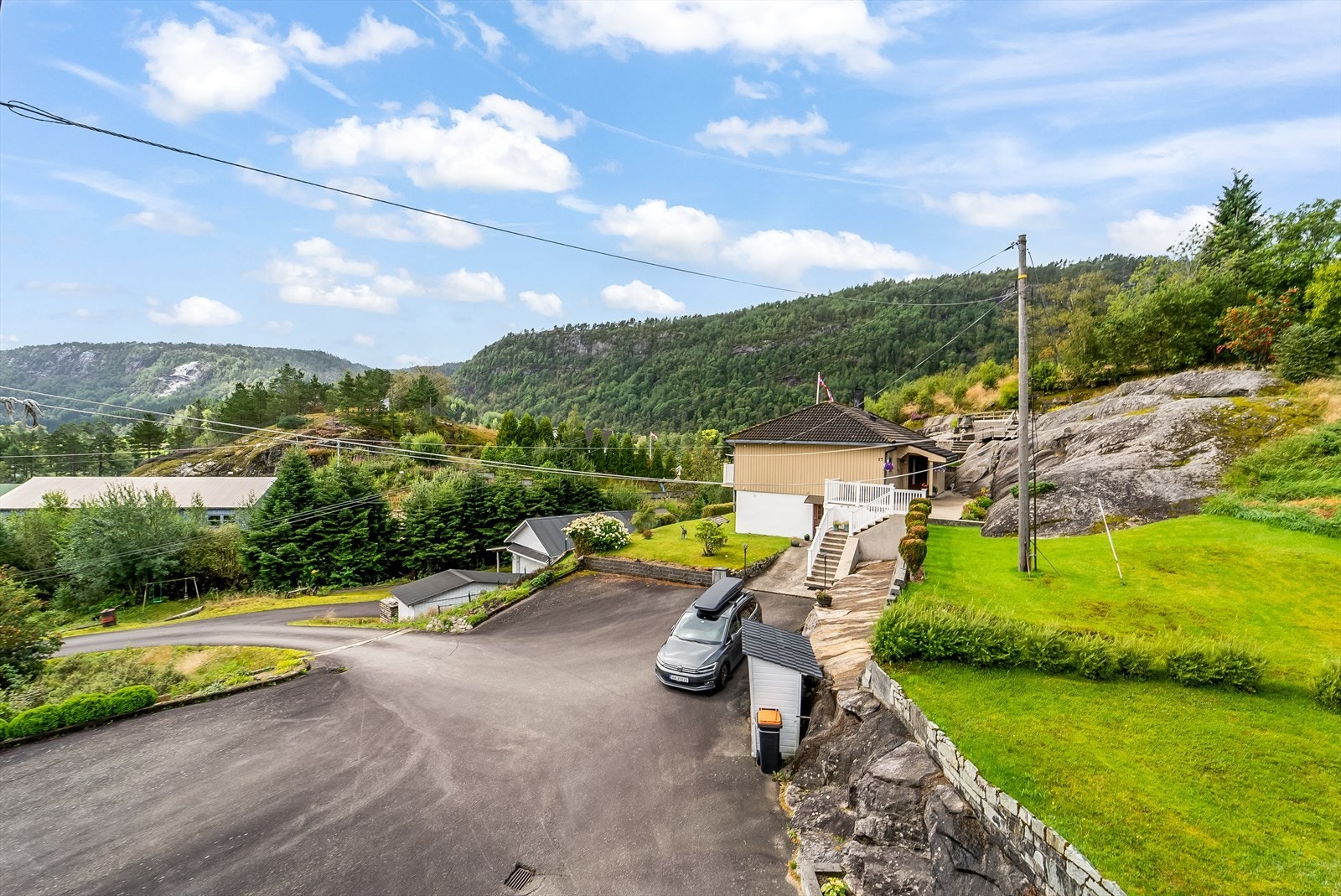 Utsikt fra loft Galleribilde