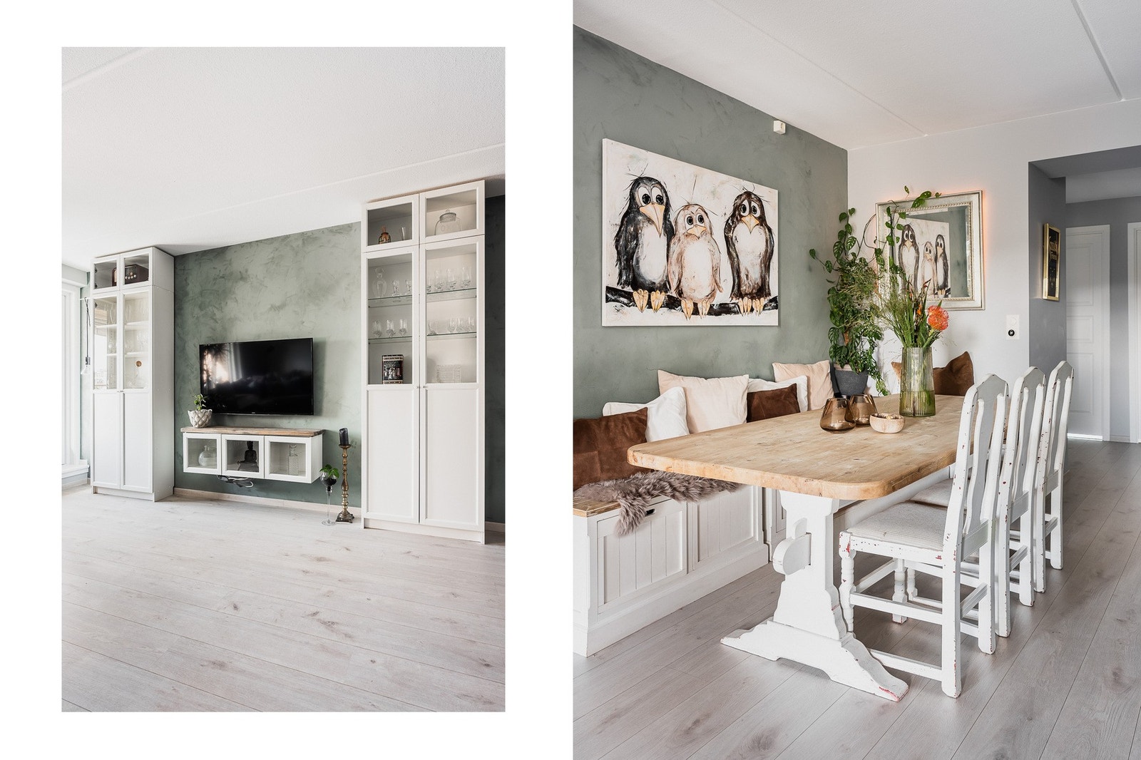 Ved en spisebordet samles venner og familie for hyggelige måltider rundt et langbord. Galleribilde