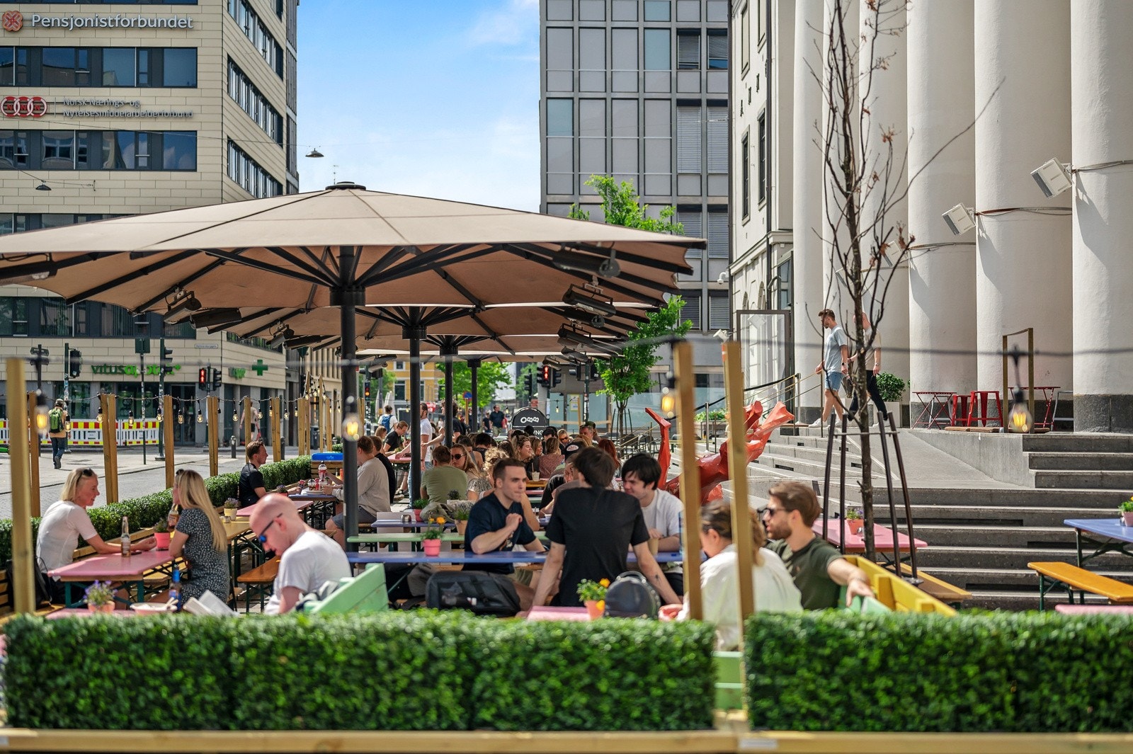 Oslo Streetfood er et populært sted, sommer som vinter. Galleribilde