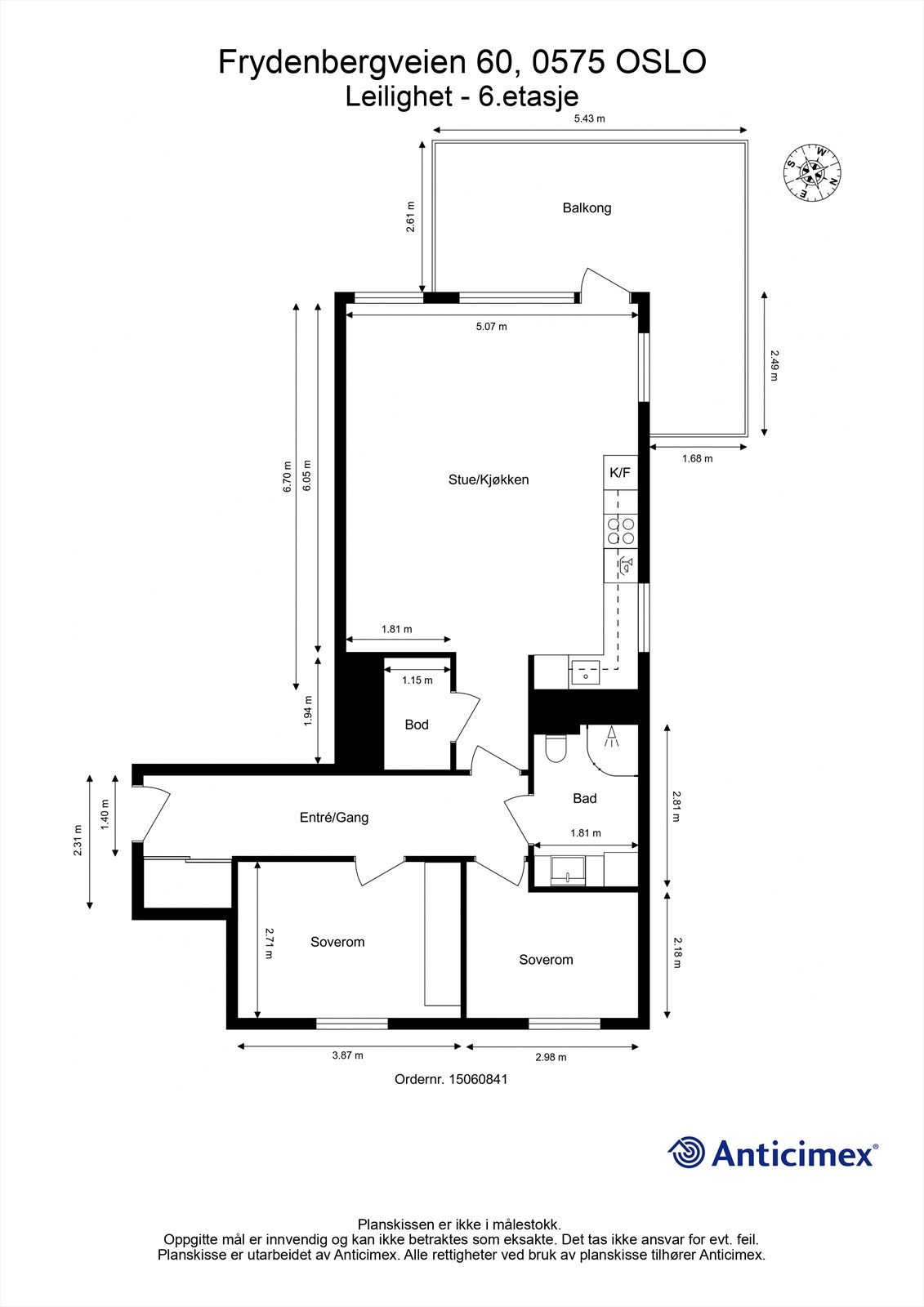 Plantegning Galleribilde