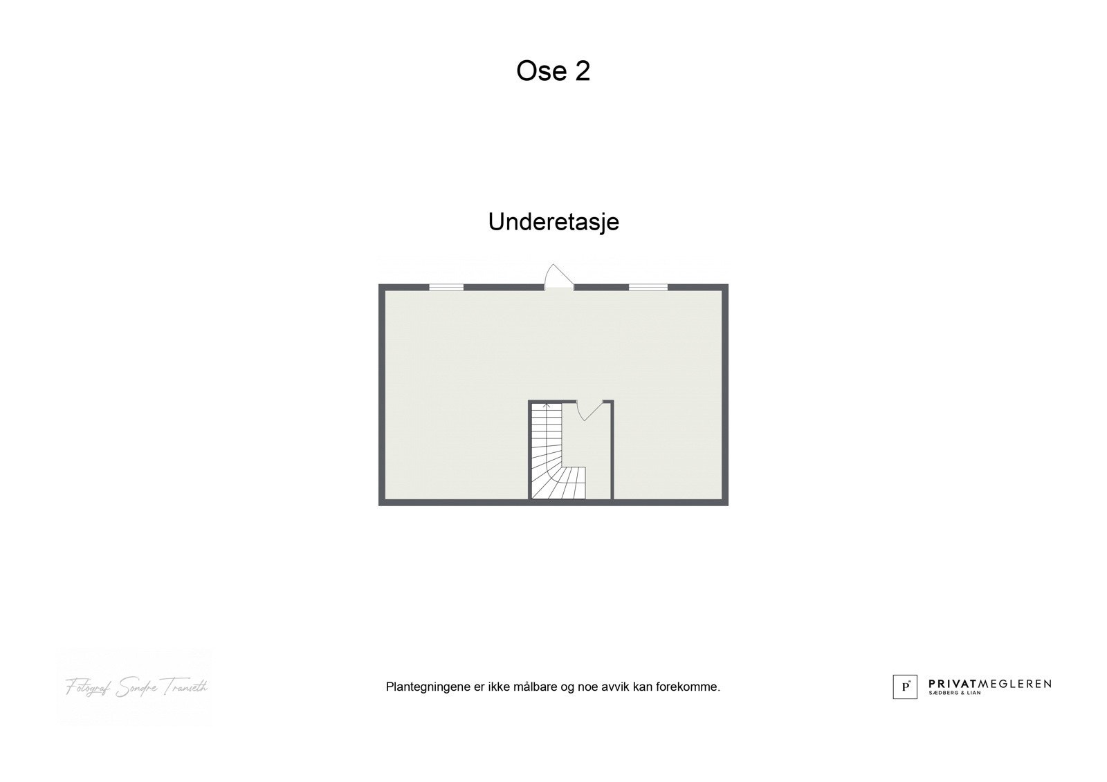 2D plantegning kjeller, ikke målsatt - kun en illustrasjon Galleribilde
