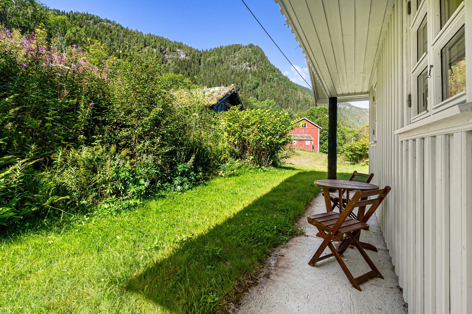 Utenfor med inngangen Galleribilde