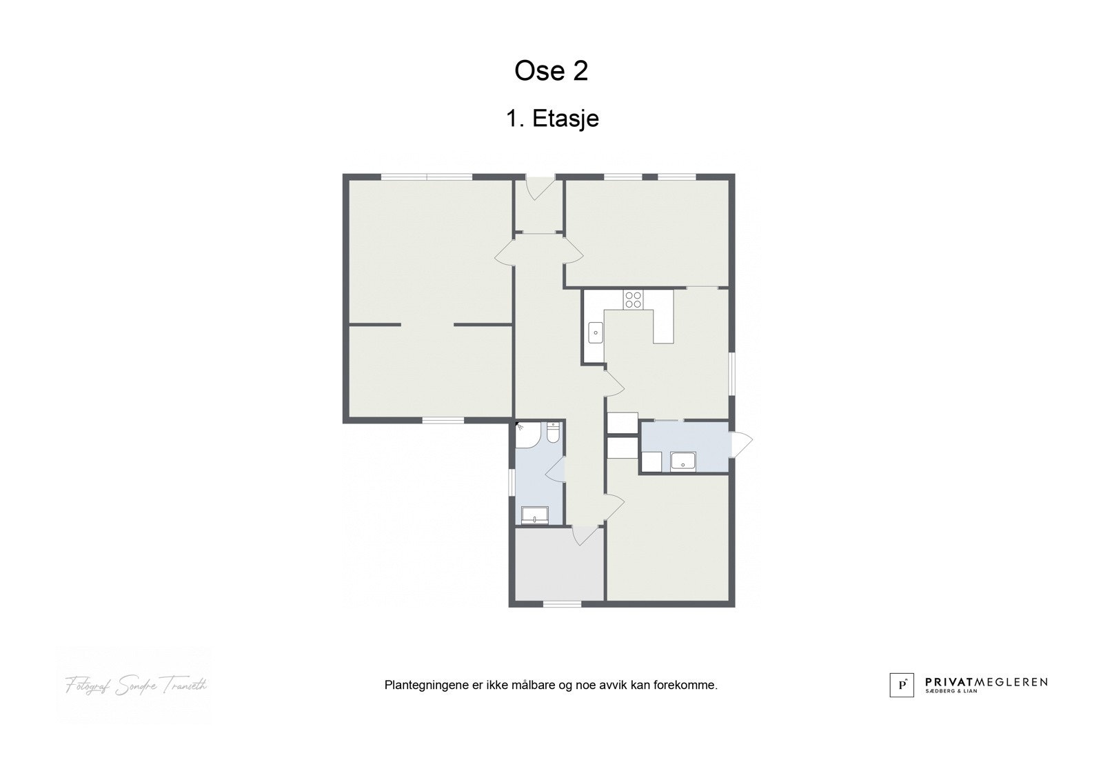 2D plantegning 1.etasje, ikke målsatt - kun en illustrasjon Galleribilde
