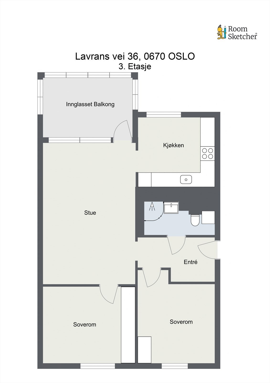 Plantegning Galleribilde