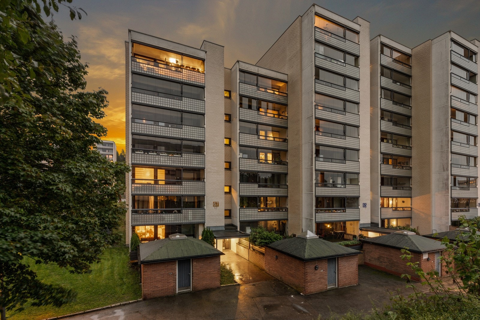 Boligen ligger i øverste etasje. Galleribilde