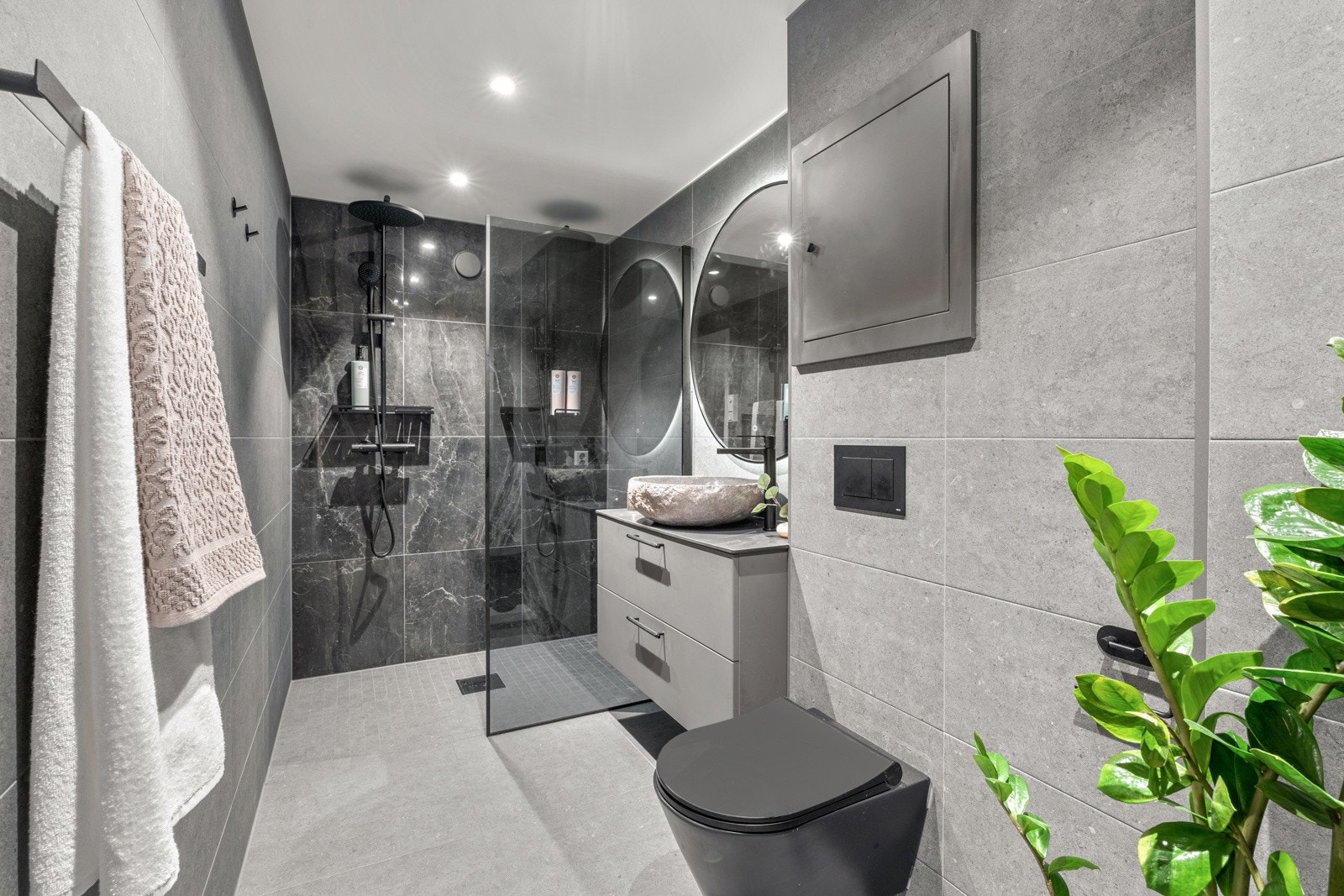 Nytt bad fra 2023, hvor det er gjort eksklusive tilvalg Galleribilde