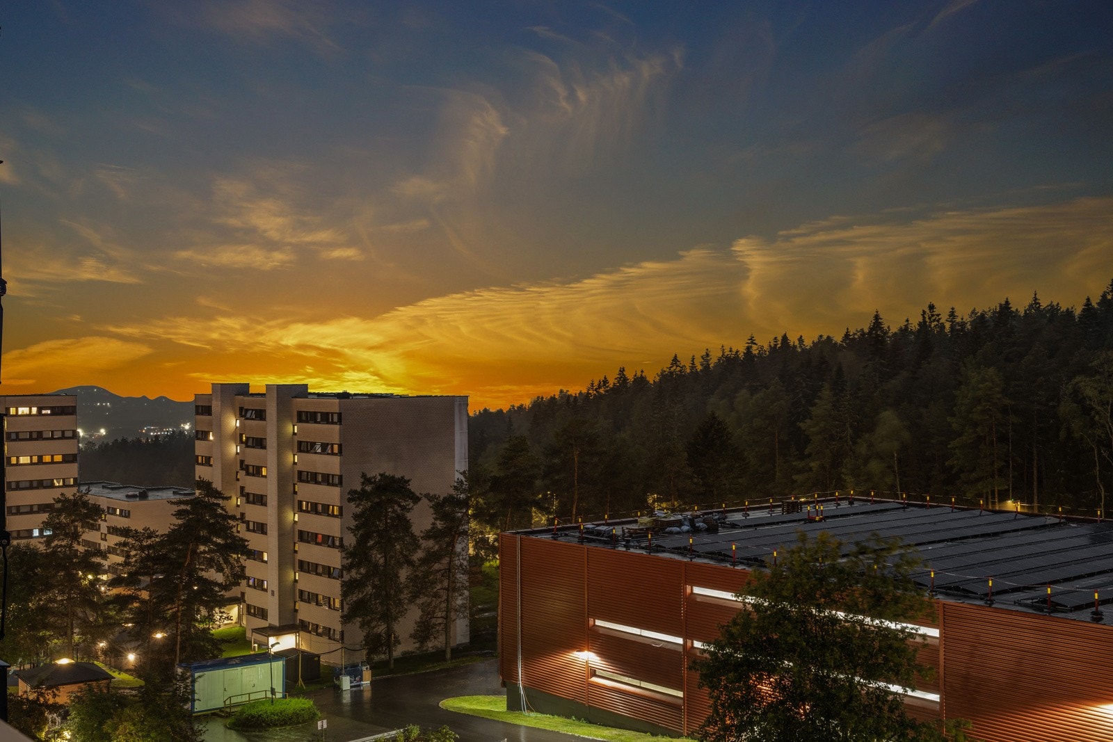 Utsikten fra balkongen. Galleribilde