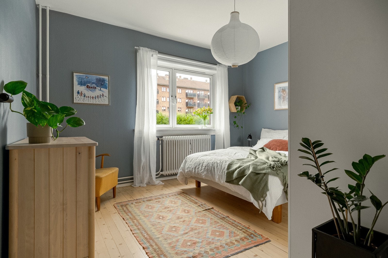 Her har du et lunt og godt soverom. Galleribilde