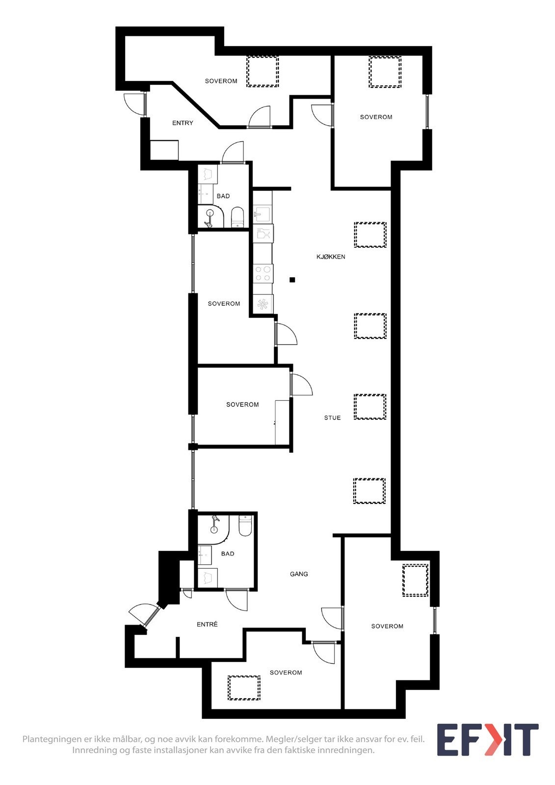 Plantegning Galleribilde