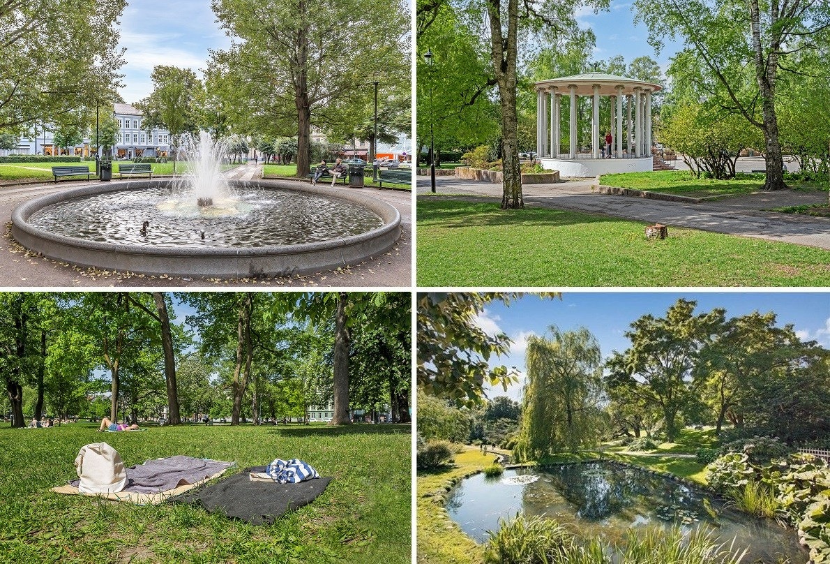 Grünerløkka er blant annet kjent for sitt yrende parkliv. Fra leiligheten har du umiddelbar nærhet til Sofienbergparken, Olaf Ryes plass og Birkelunden, samt kort vei til Botanisk hage. Galleribilde