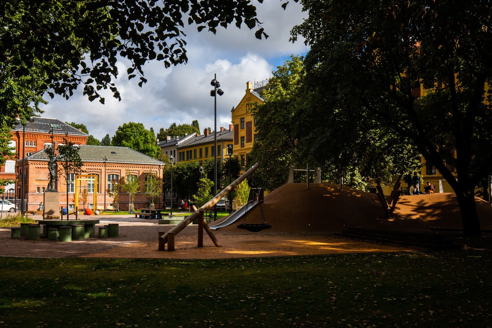 Nærområde - Rudolf Nilsens plass. Galleribilde