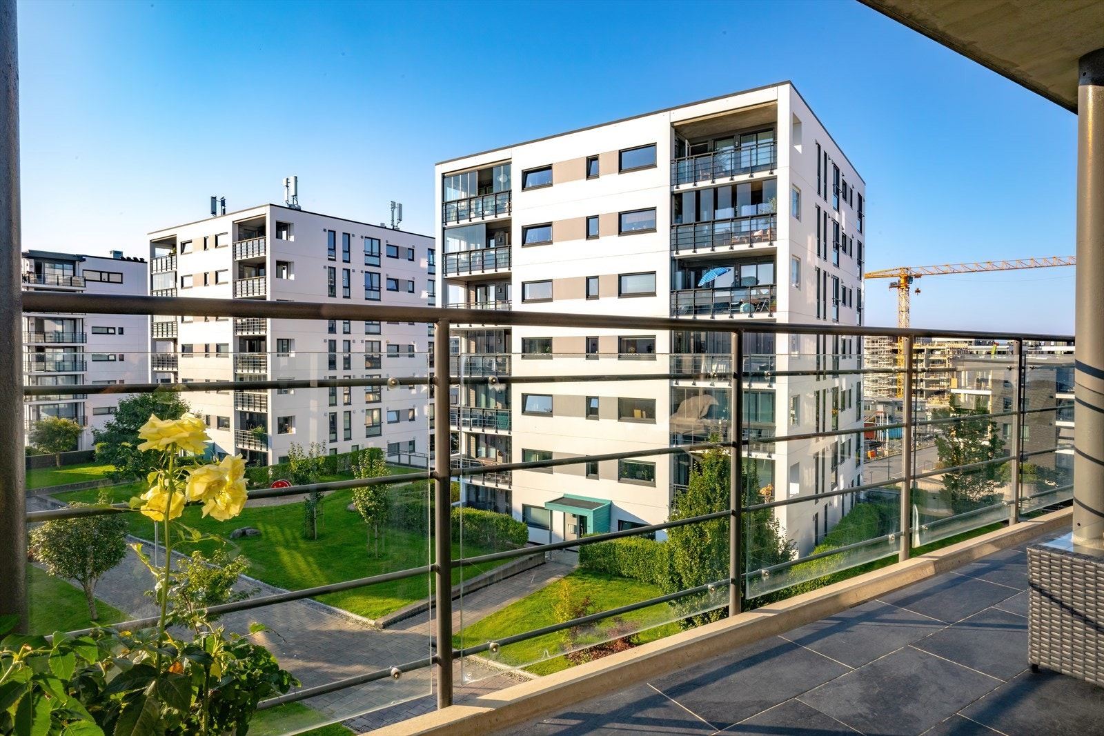 Balkongen er vestvendt Galleribilde