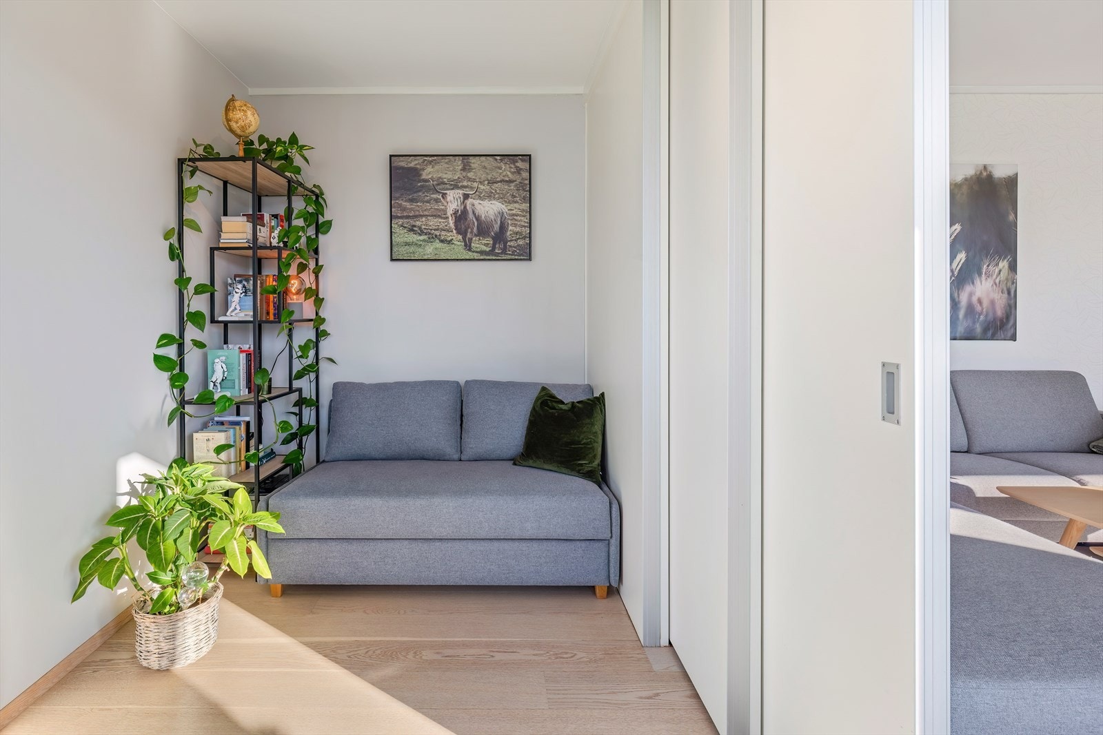 Samtidig kan rommet enkelt integreres som en del av oppholdsrommet Galleribilde