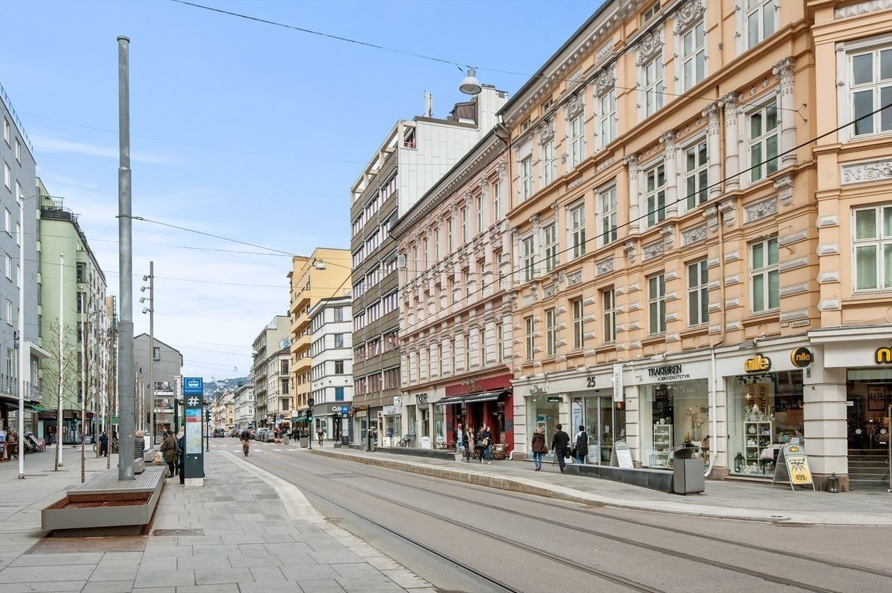 Rikt utvalg av butikker langs Bogstadveien Galleribilde