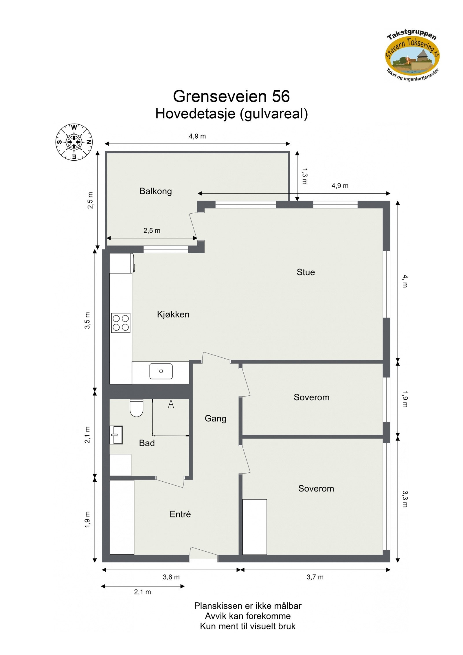 Plantegning. Galleribilde
