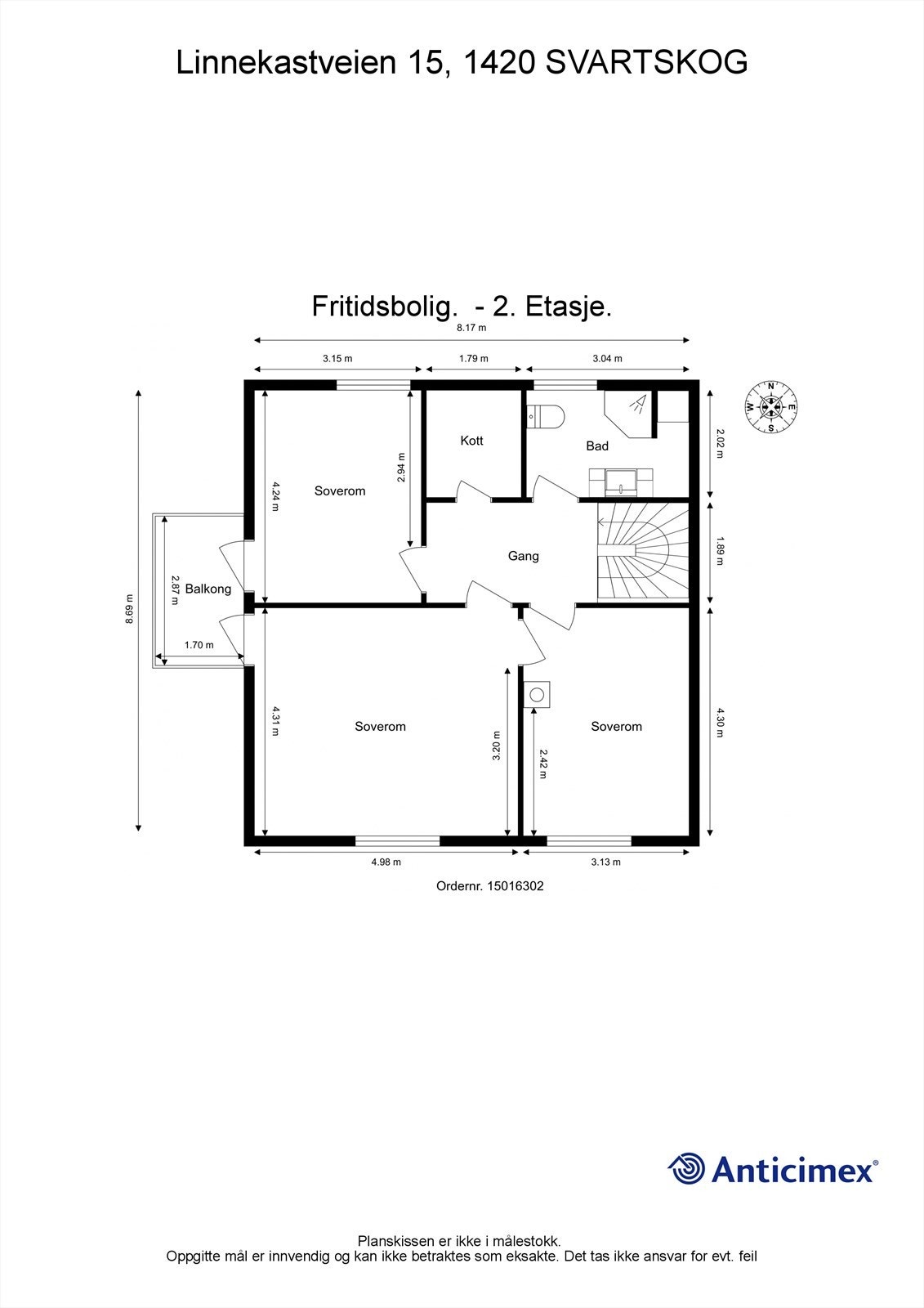 Plantegning - 2.etasje Galleribilde