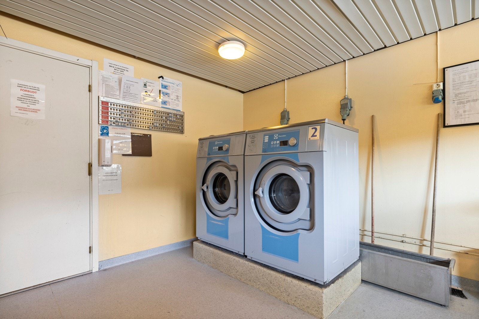 Det er også tilgang til fellesvaskeri Galleribilde