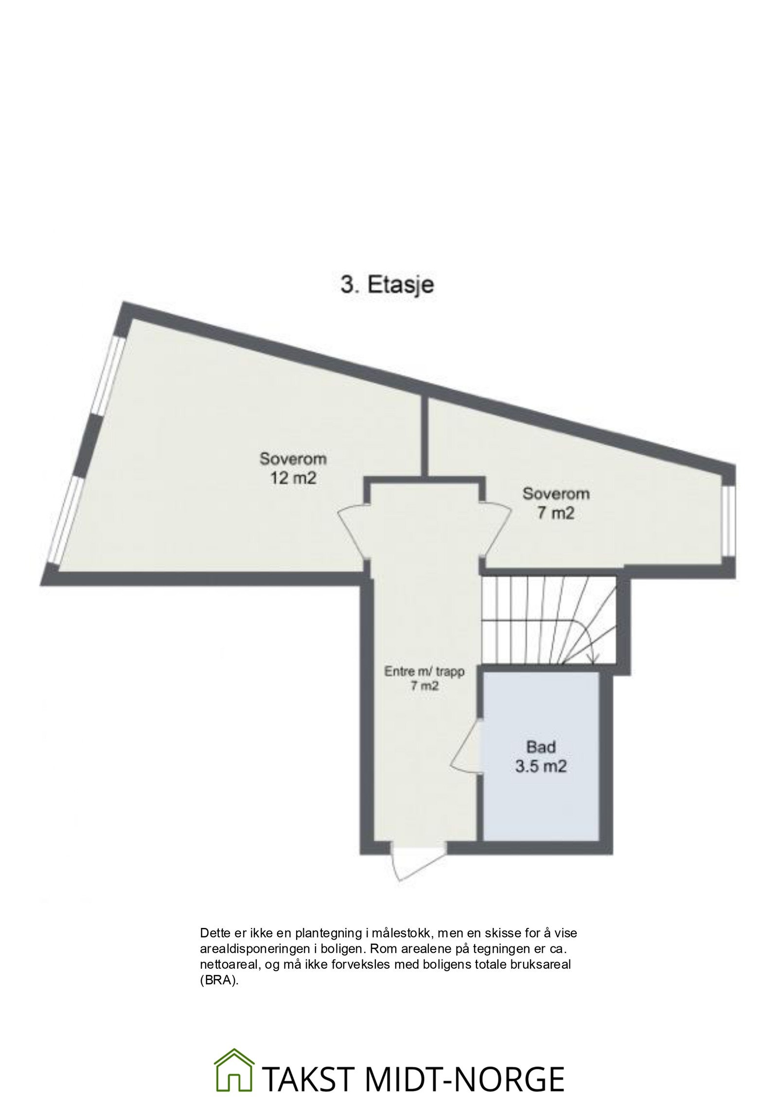 Planskisse 3.etasje Galleribilde