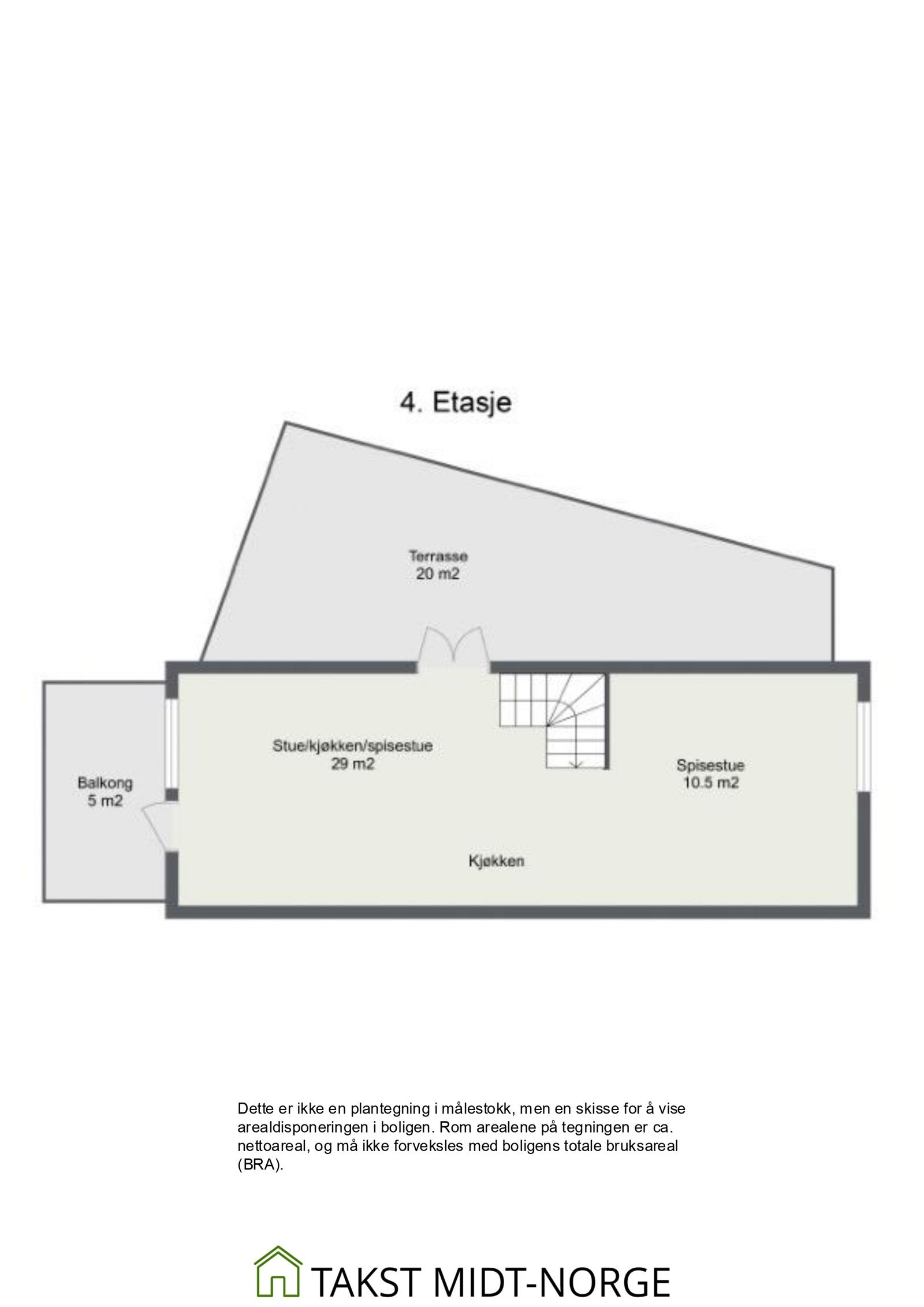 Planskisse 4.etasje Galleribilde