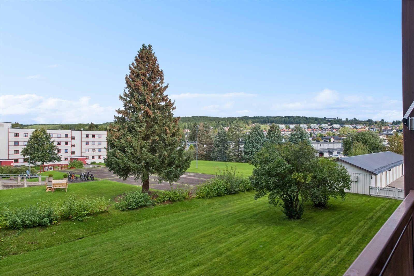 Utsikt fra terrasse Galleribilde