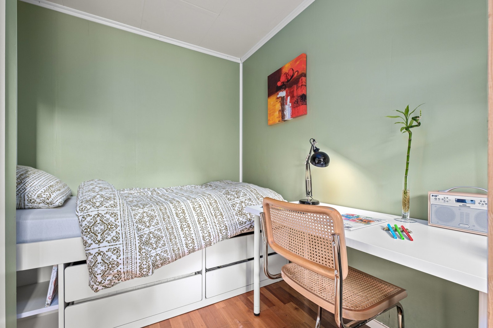 Det innerste soverommet måler 7,5 kvm. Galleribilde