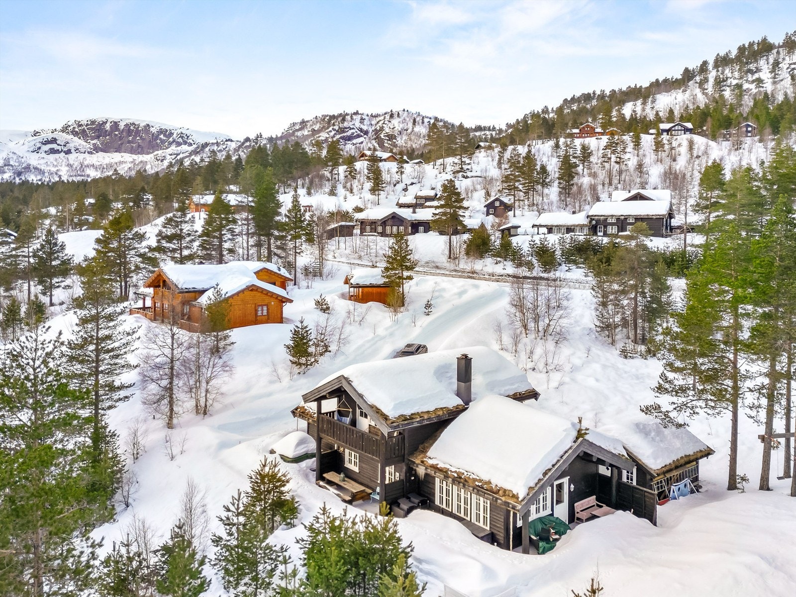 Etablert og rolig hyttefelt Galleribilde