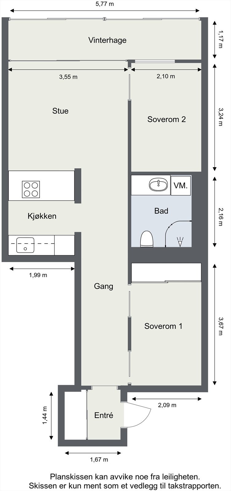 Plantegning Platous gate 6. Galleribilde