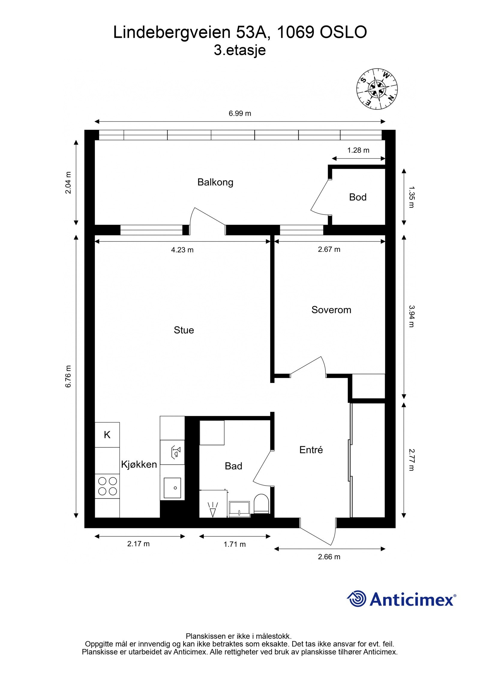 Plantegning Galleribilde