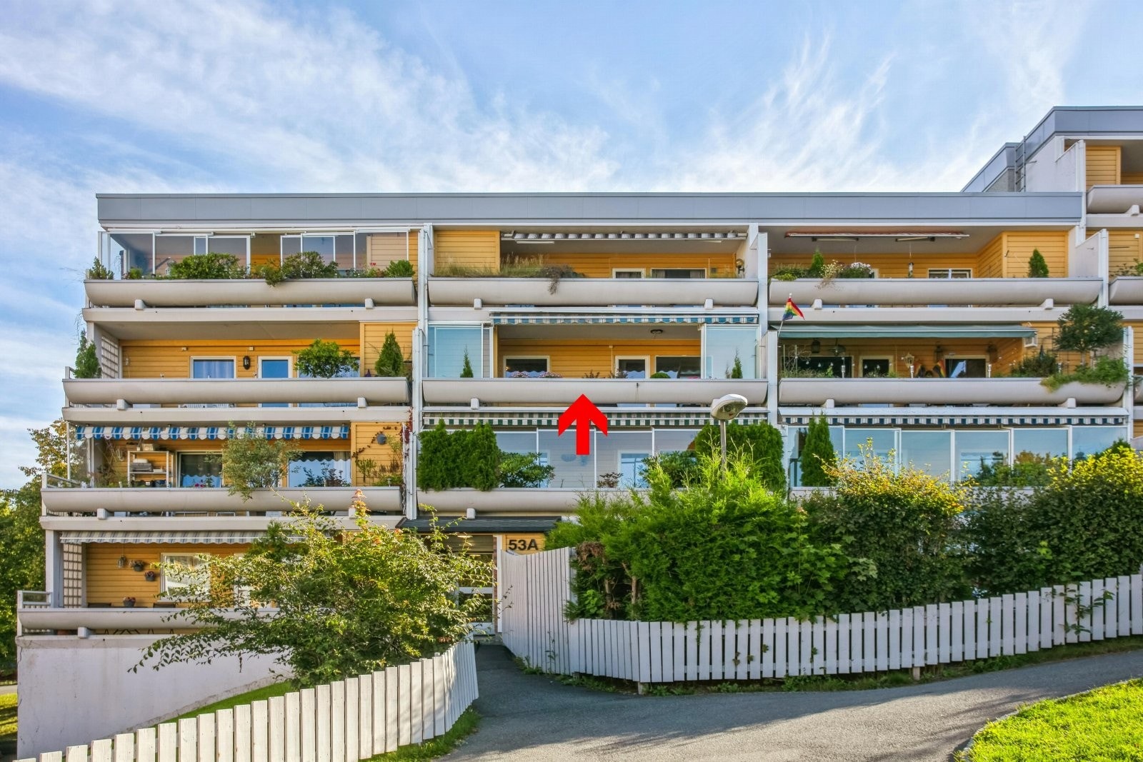 Byggets fasade Galleribilde