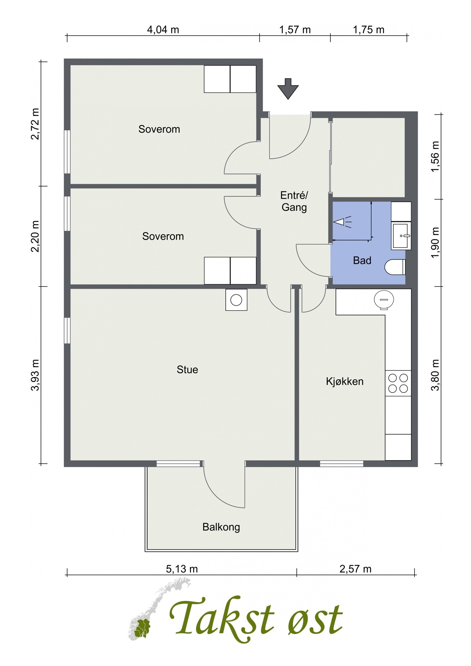 Plantegning. Galleribilde