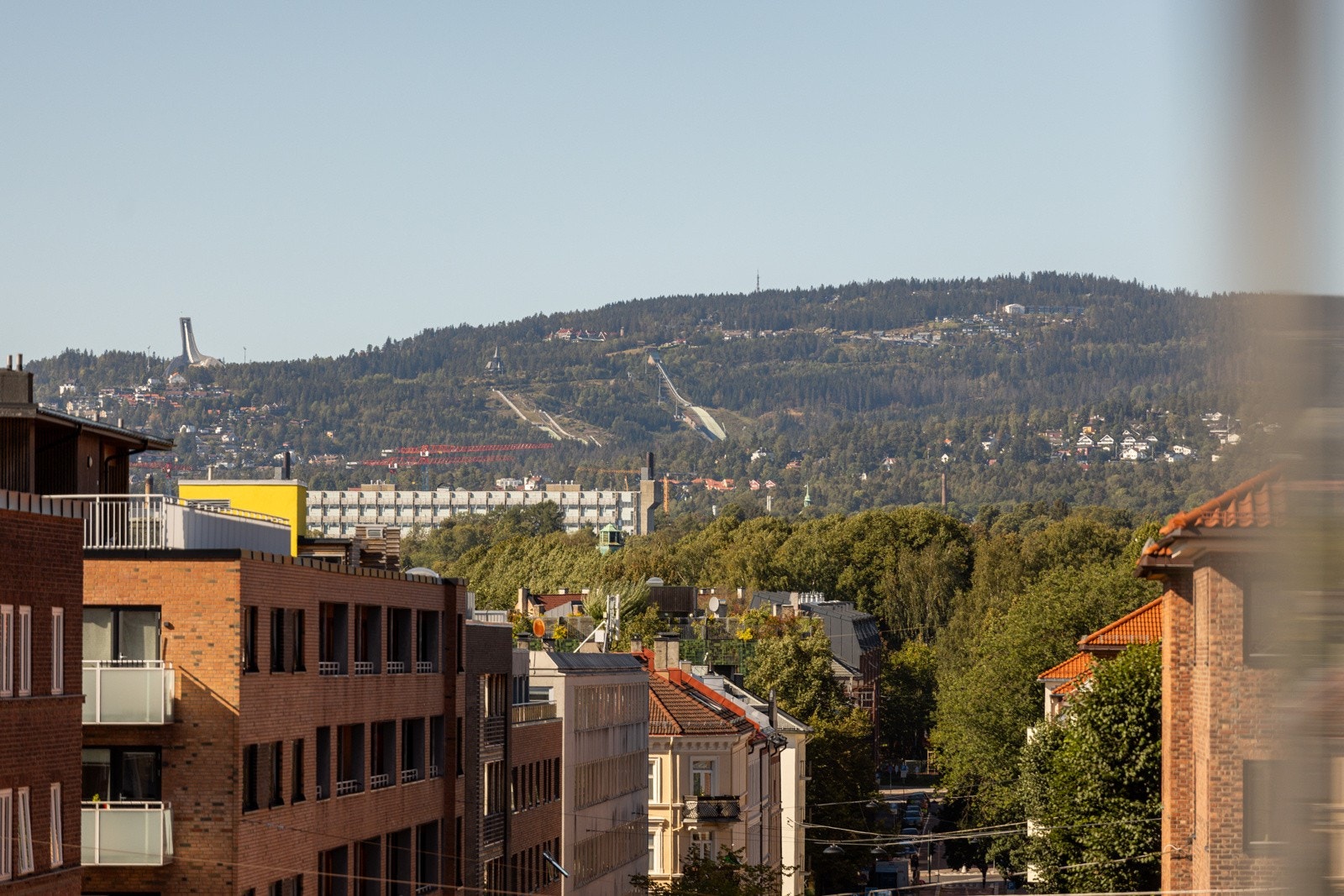 Utsikt Holmenkollen. Galleribilde